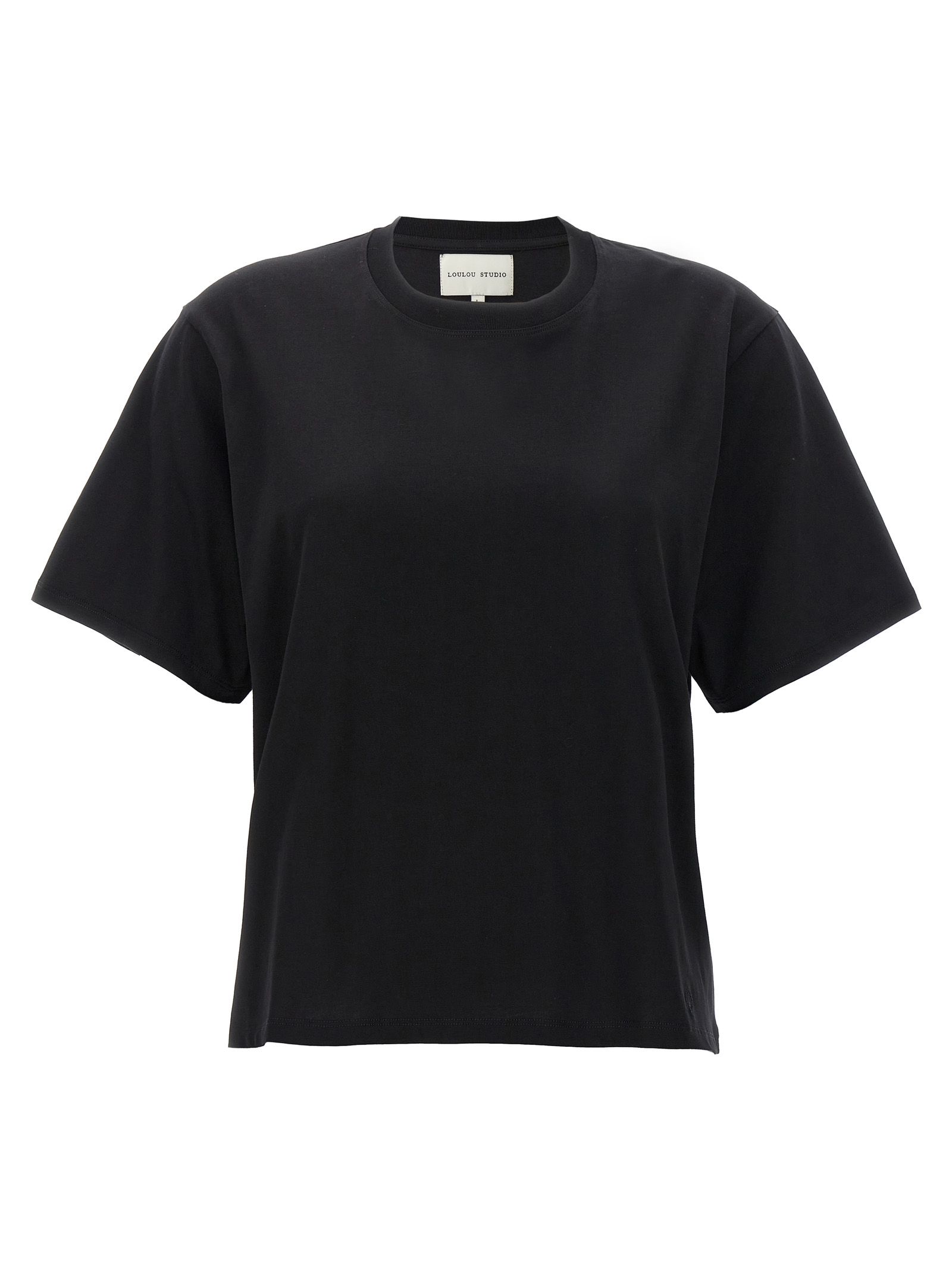 'Telanto' T-shirt TELANTOBLACK (LOULOU STUDIO / Tシャツ・カットソー ) | LOULOU STUDIO (ルルスタジオ)