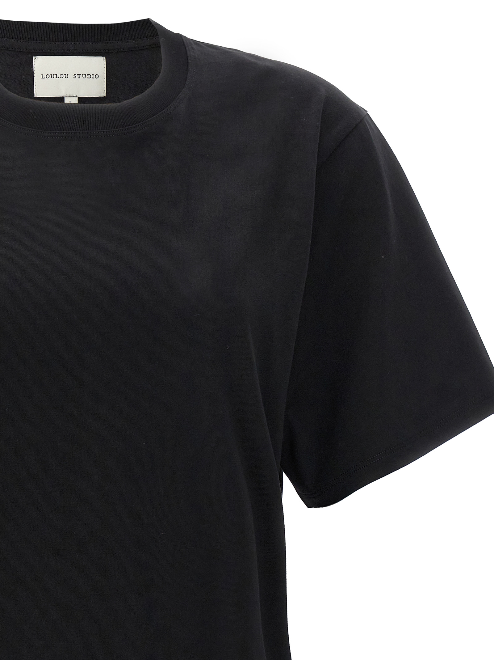 'Telanto' T-shirt TELANTOBLACK (LOULOU STUDIO / Tシャツ・カットソー ) | LOULOU STUDIO (ルルスタジオ)(2)