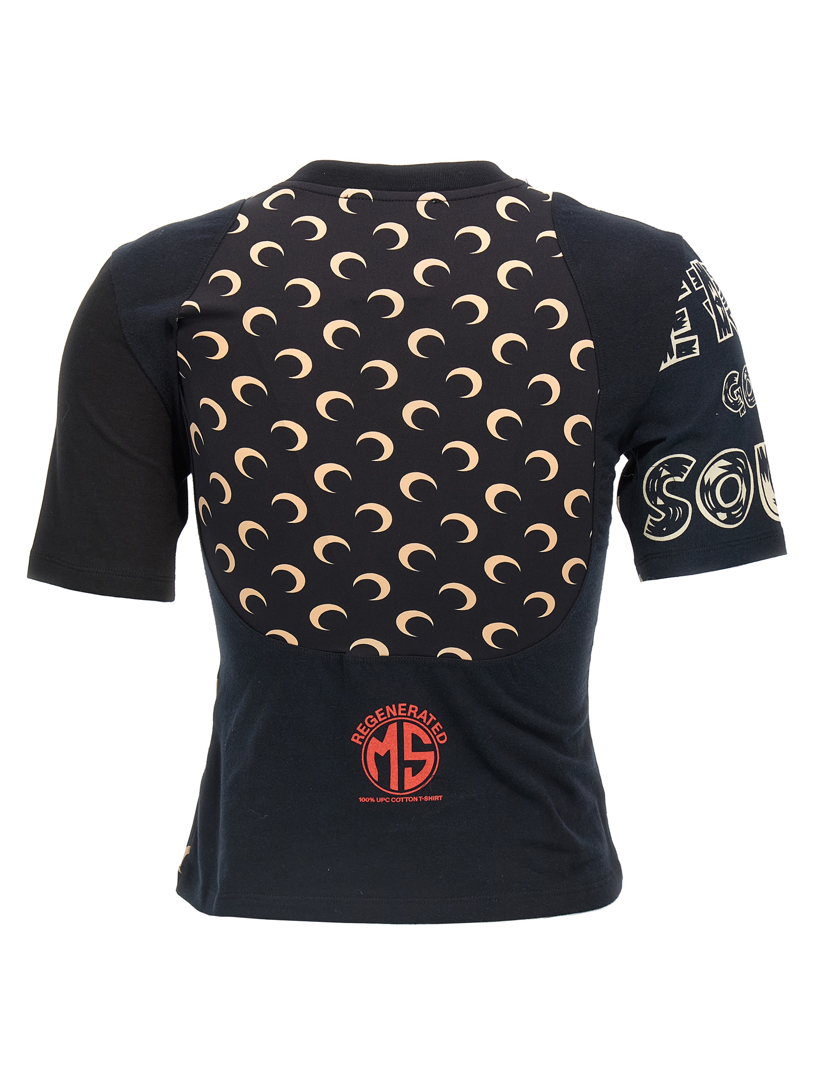 'Regenerated Graphic' T-shirt WTT001AUJER0003BK99 (MARINE SERRE / Tシャツ・カットソー ) | MARINE SERRE (マリーン セル)(3)