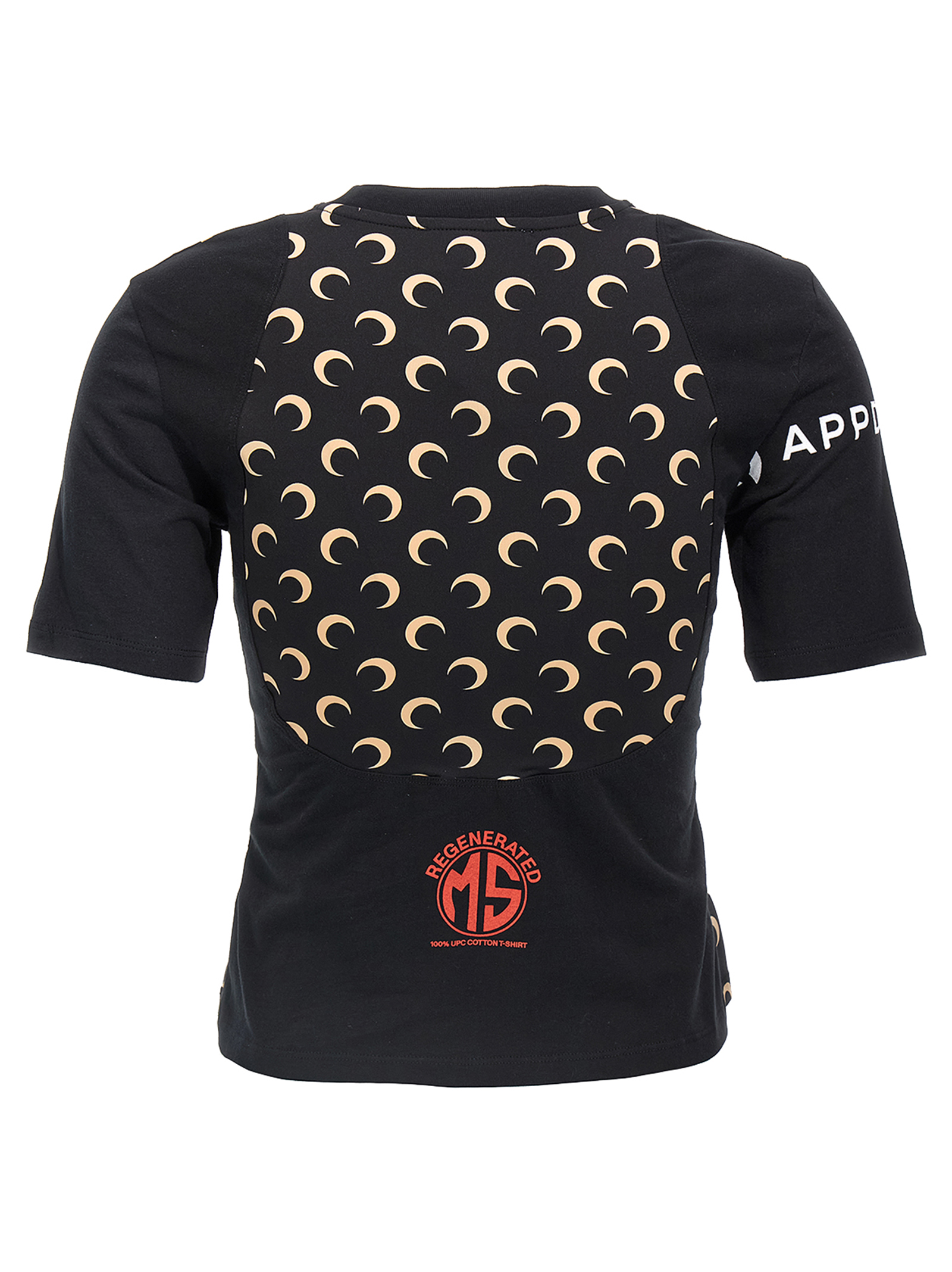 'Regenerated Graphic' T-shirt WTT001AUJER0003BK99 (MARINE SERRE / Tシャツ・カットソー ) | MARINE SERRE (マリーン セル)(9)