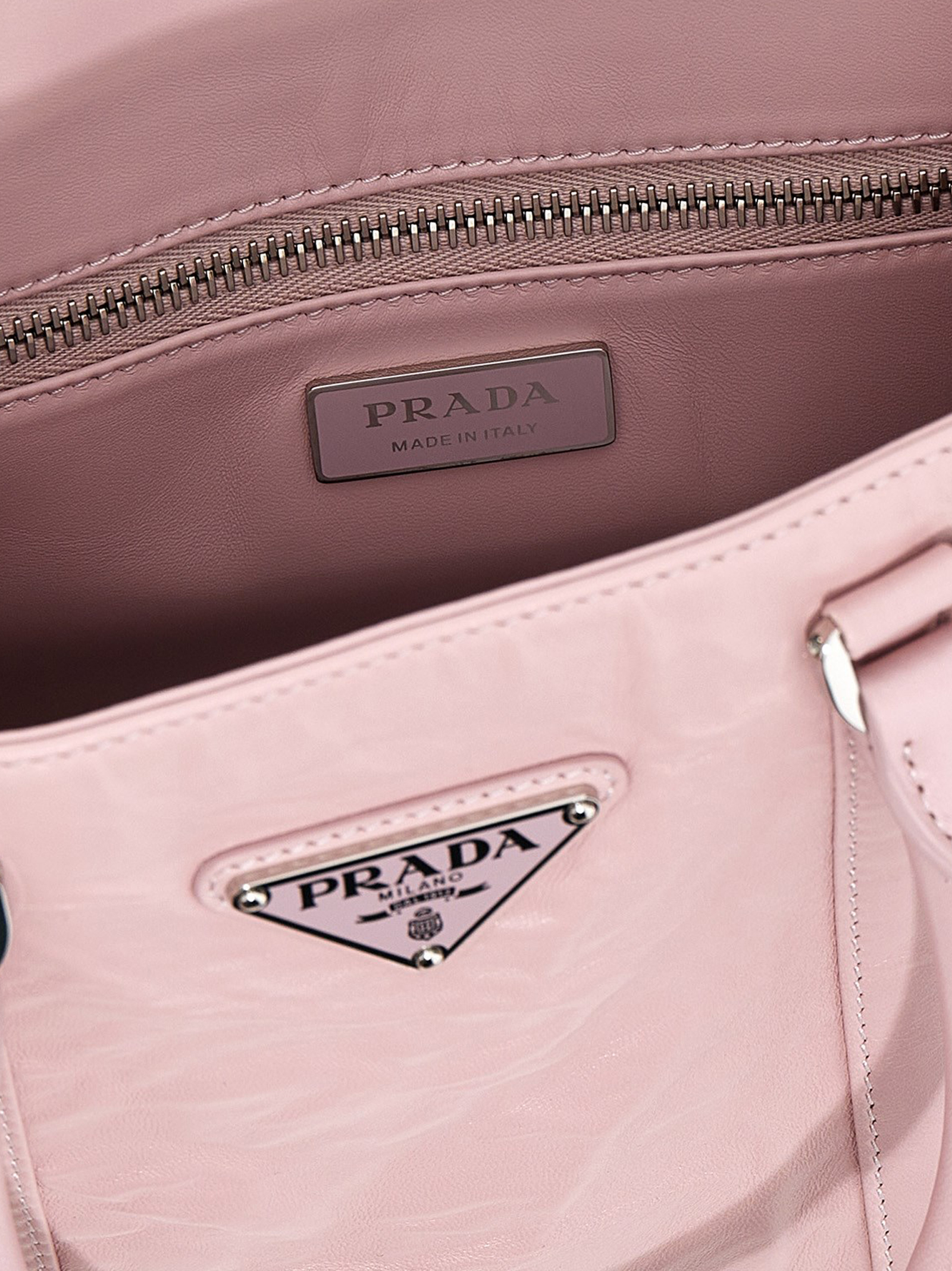 'Nappa Antique' small shopping bag 1BG458VMOOUVLF0E18 (Prada / トートバッグ ) | Prada (プラダ)(3)