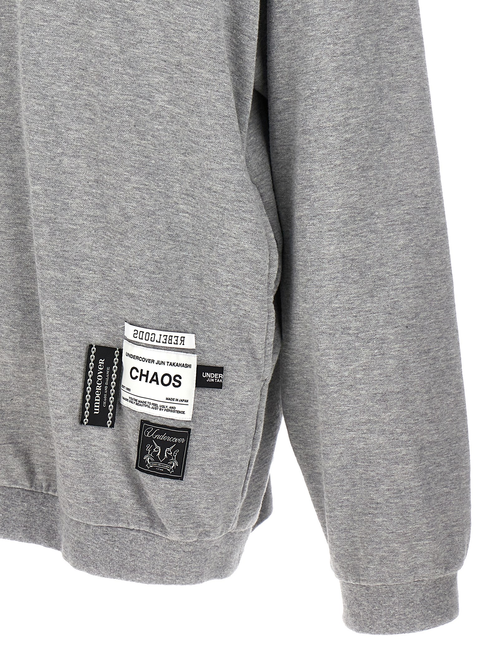 'Chaos and Balance' sweatshirt UC1D48084TOPGRAY (UNDERCOVER / スウェット・フーディー ) | UNDERCOVER (アンダーカバー)(3)