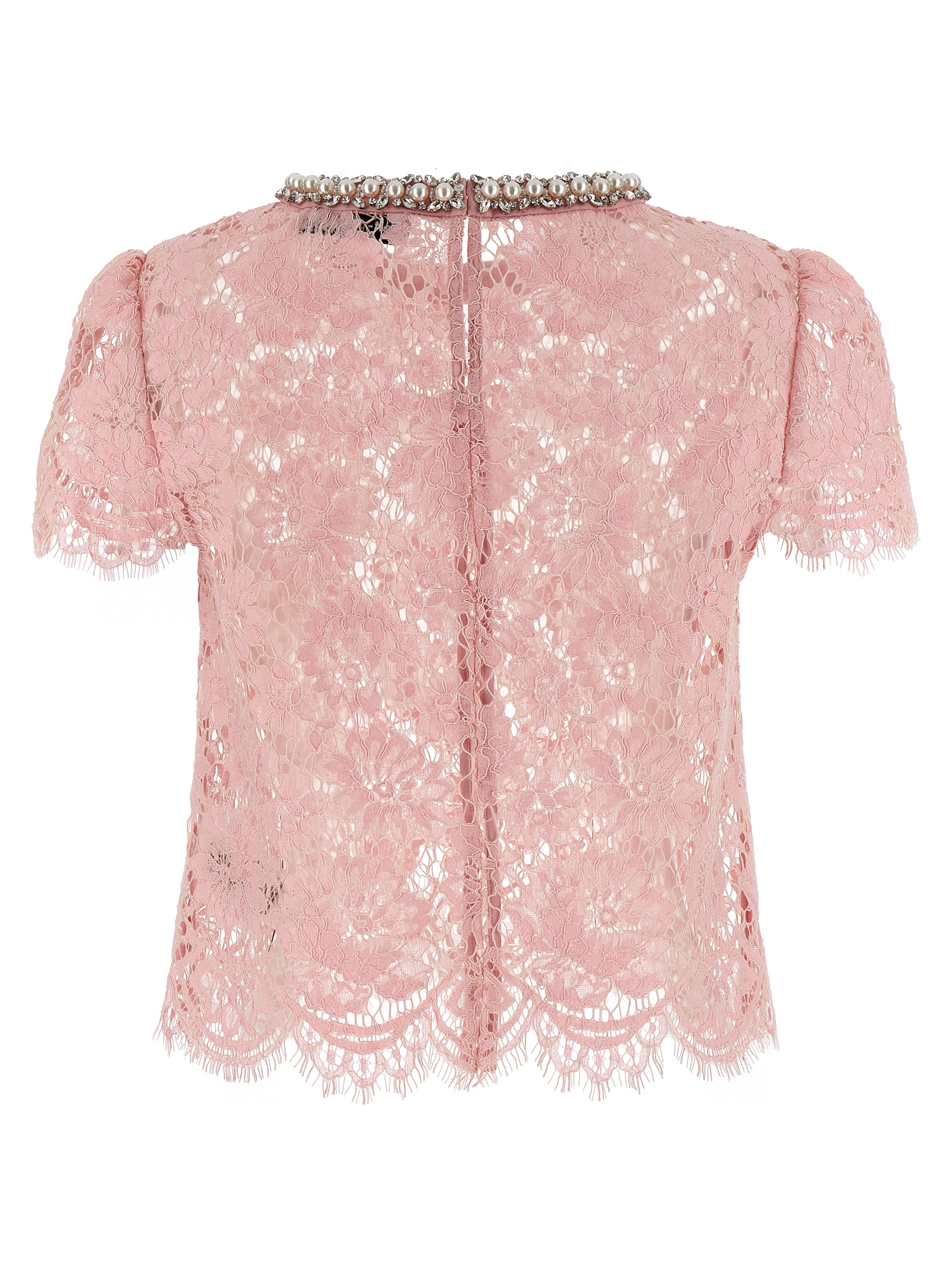 'Pink Lace' top SS25049TPPINK (self-portrait / シャツ・ブラウス ) | self-portrait (セルフ・ポートレイト)(1)