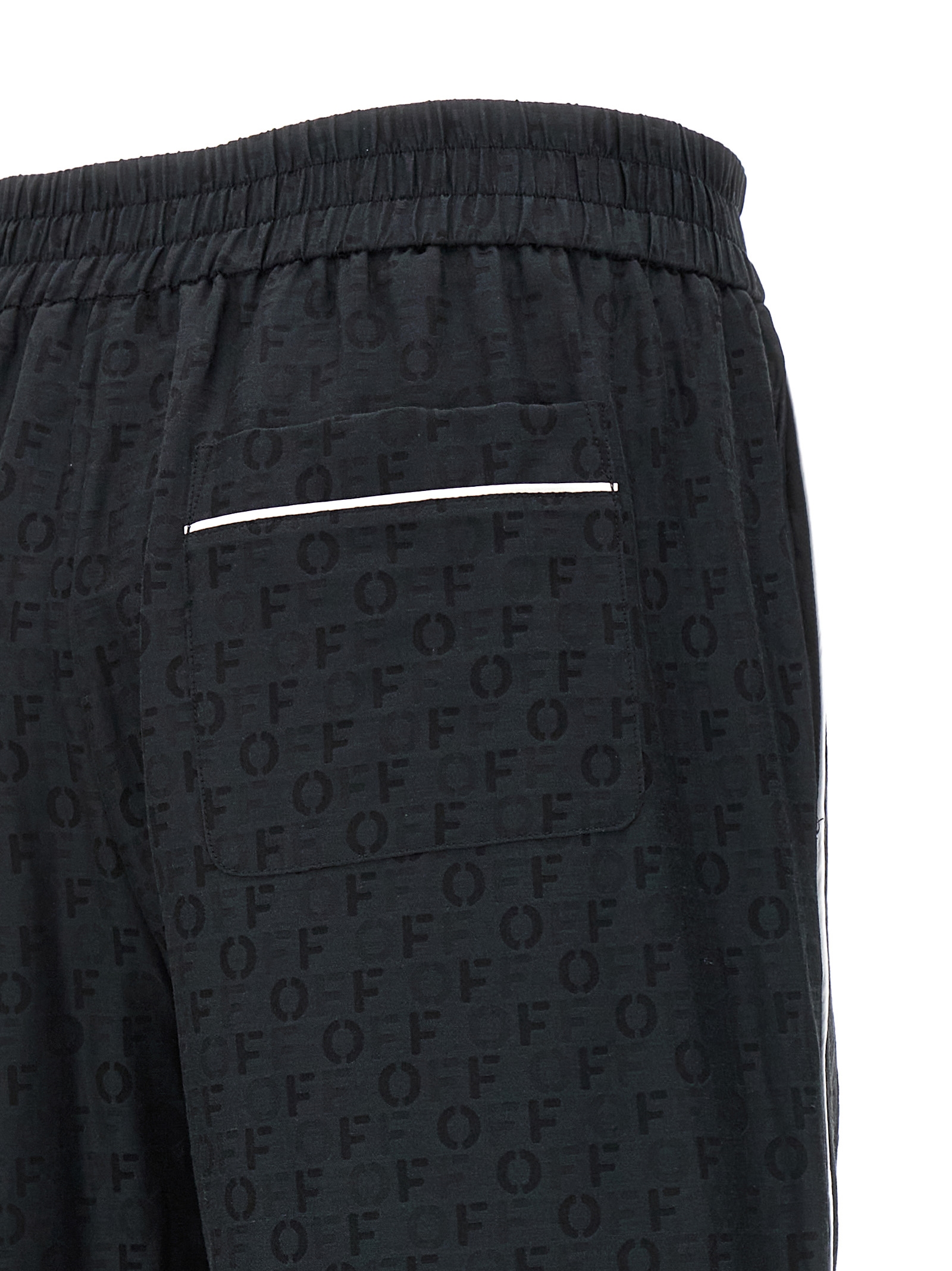 'Off Jacquard Pajama' pants OWCA186C99FAB00110001000 (Off-White / パンツ ) | Off-White (オフホワイト)(4)