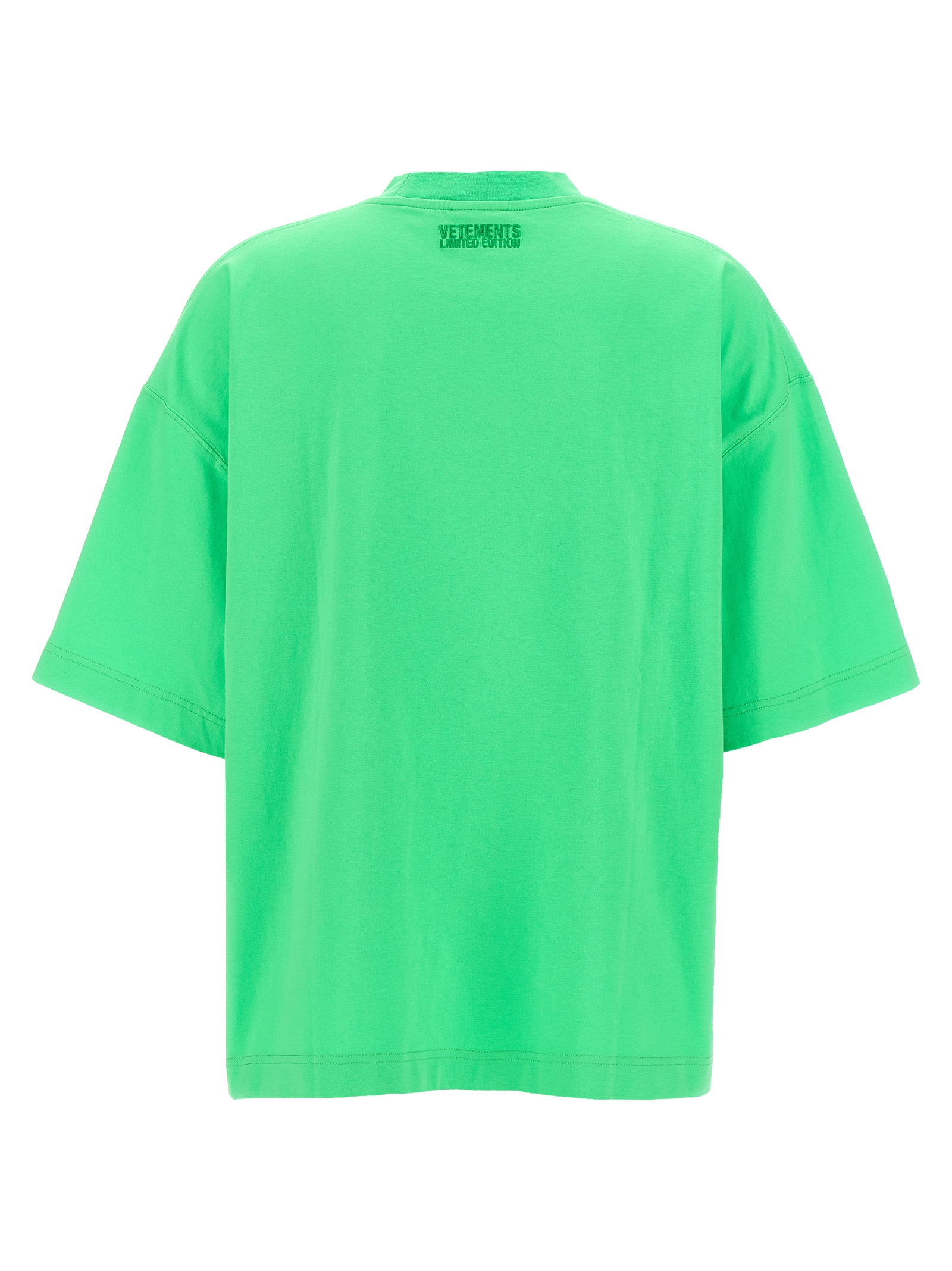 Tシャツ・カットソー VETEMENTS 'Oval Logo' T-shirt Green UA66TR600E Oval Logo' T-shirt (VETEMENTS/Tシャツ・カットソー