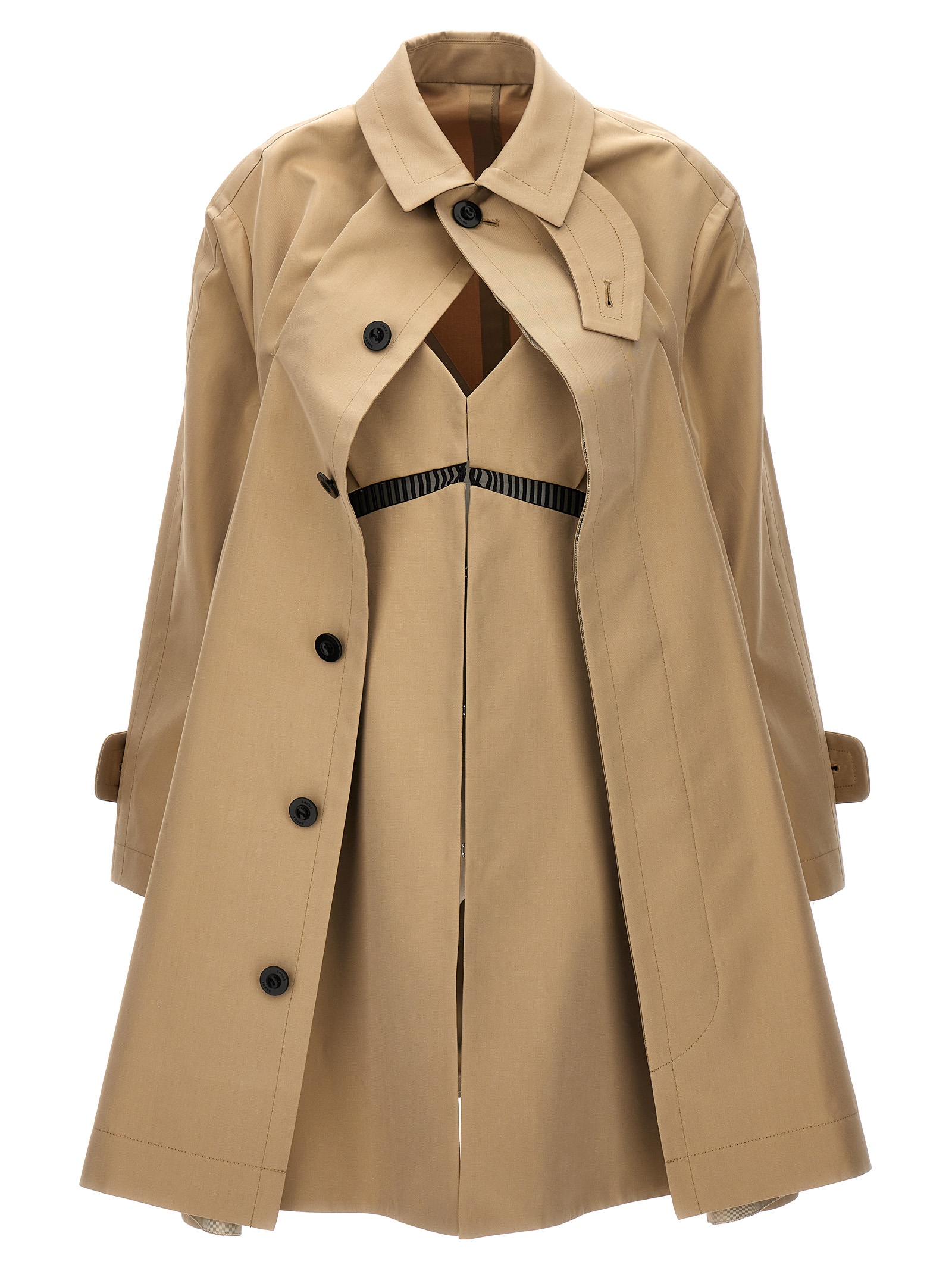 Dress insert trench coat 2407239651 (sacai / コート ) | sacai (サカイ)