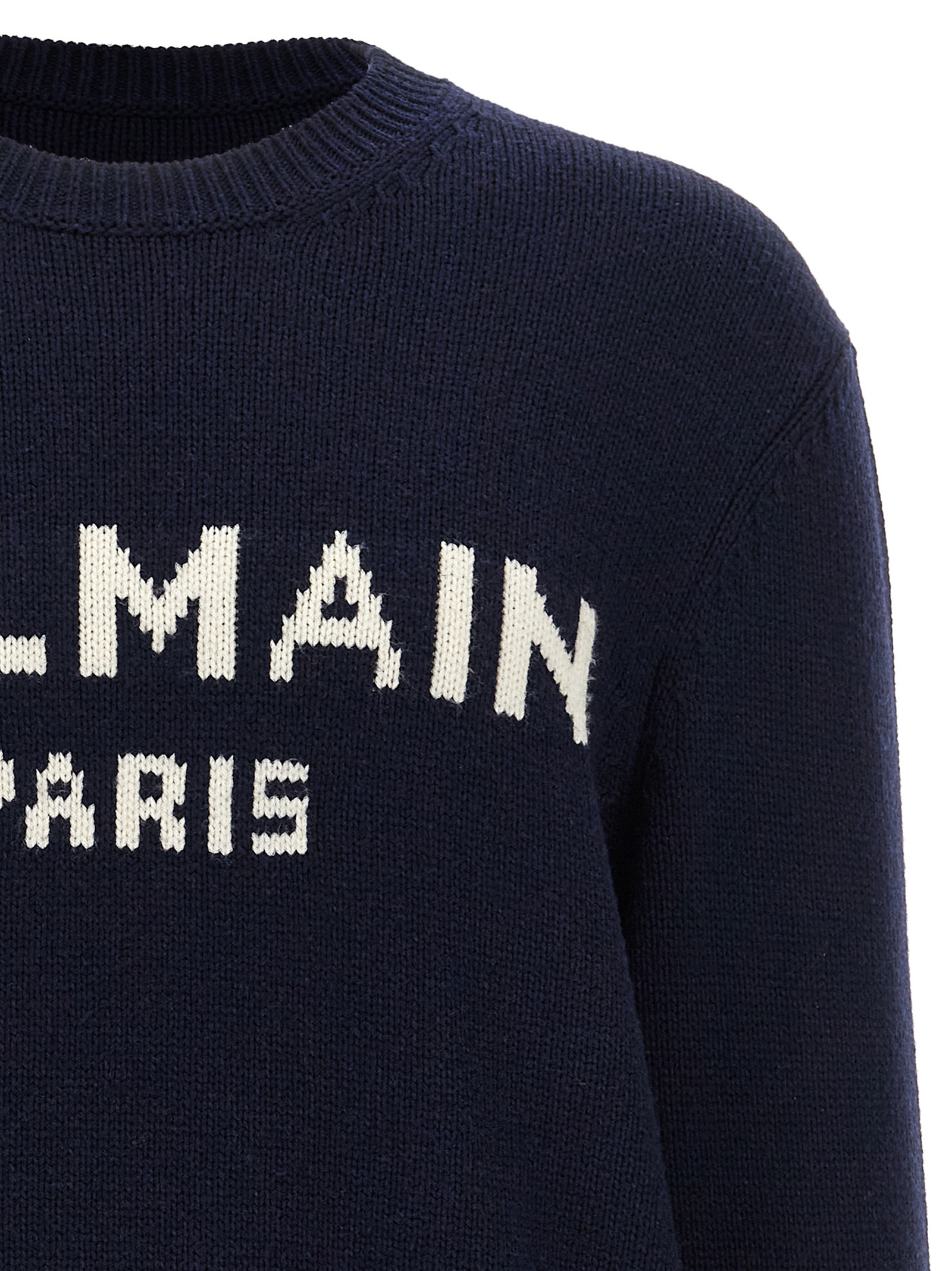 Logo wool sweater DH1KD000KG97SAJ (Balmain / ニット・セーター・カーディガン ) | Balmain (バルマン)(2)
