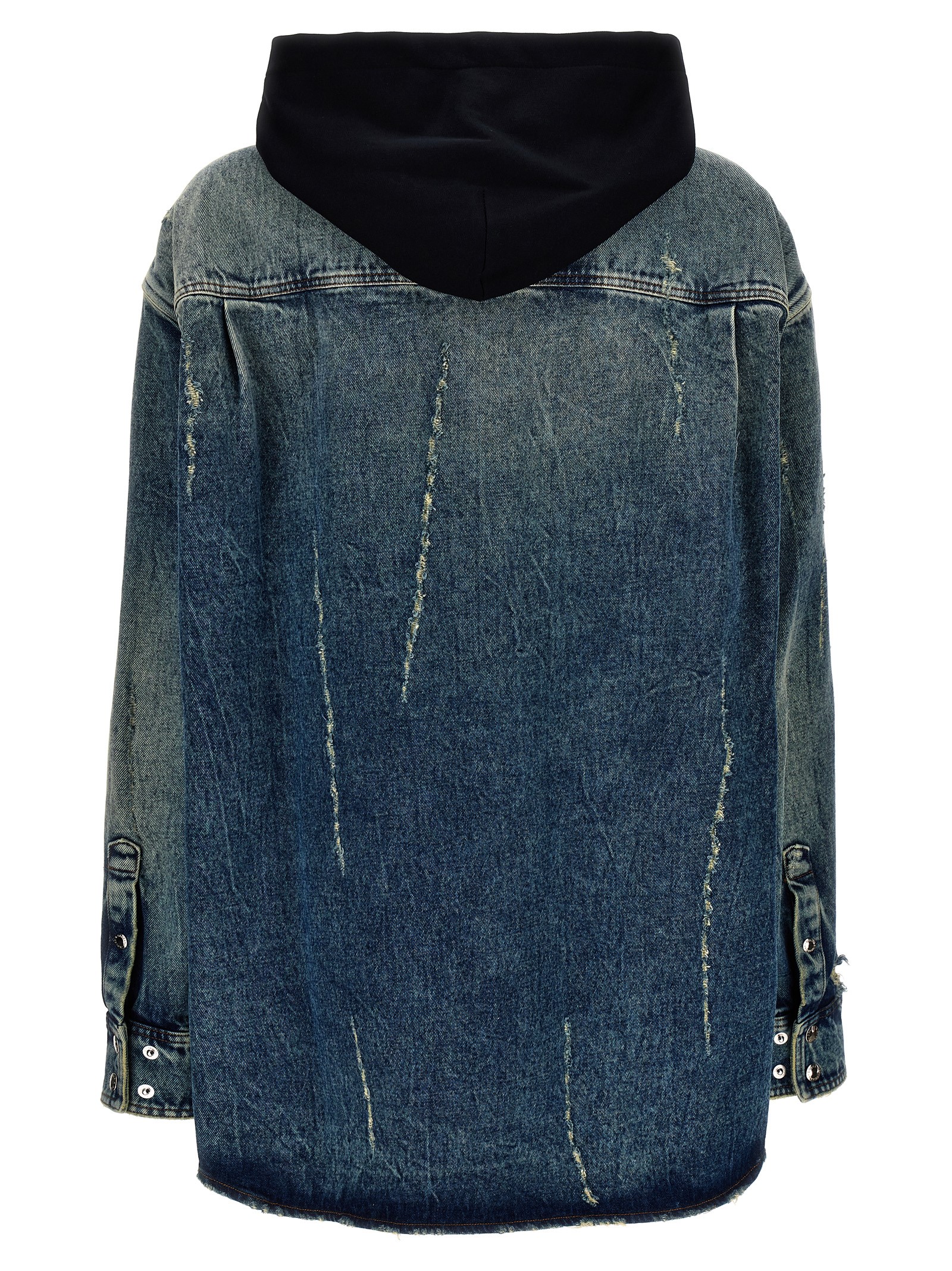 Denim hooded overshirt G5KX4DG8JJ1S9001 (Dolce & Gabbana / カジュアルジャケット・ベスト ) | Dolce & Gabbana (ドルチェガッバーナ)(1)
