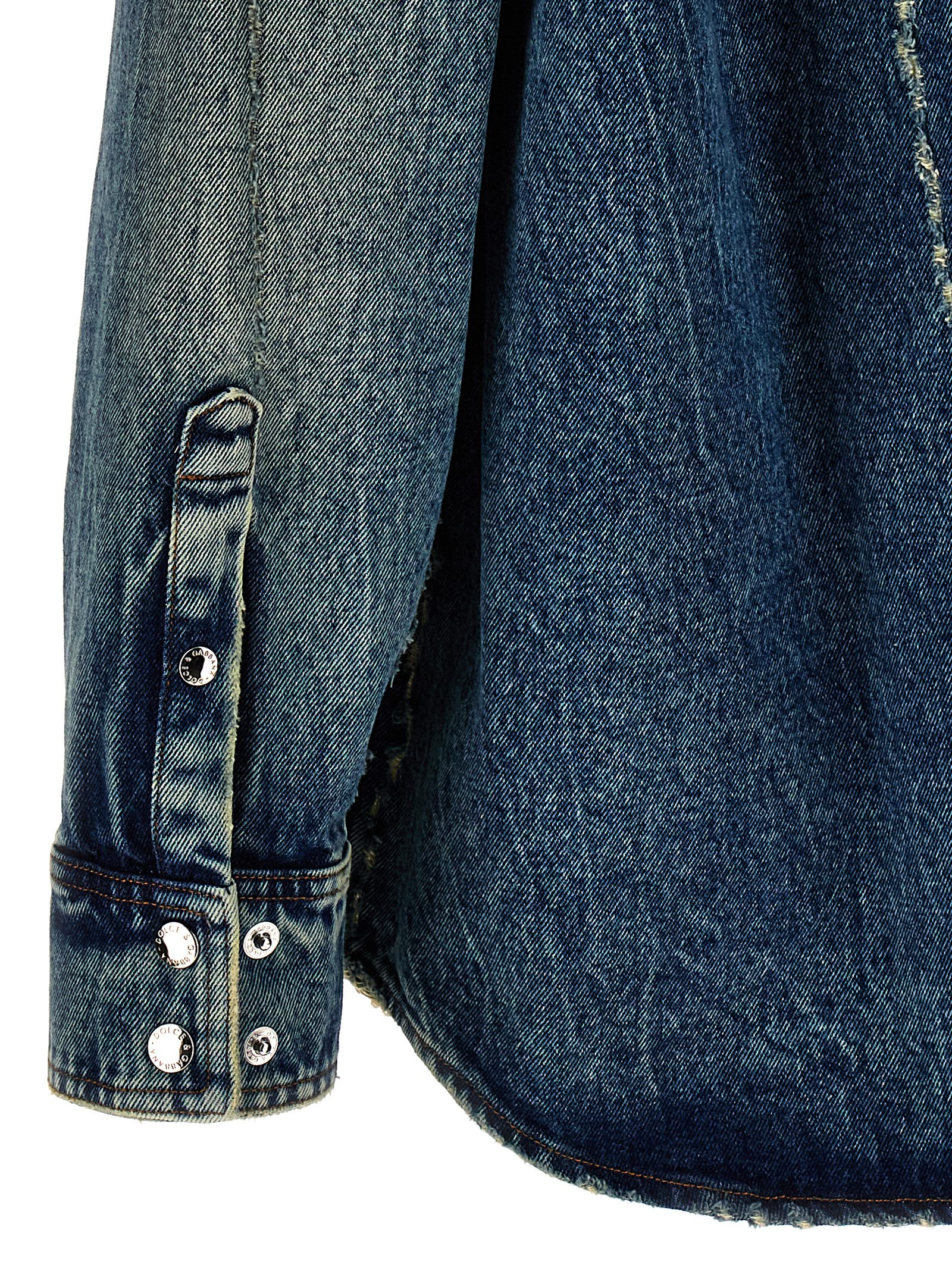 Denim hooded overshirt G5KX4DG8JJ1S9001 (Dolce & Gabbana / カジュアルジャケット・ベスト ) | Dolce & Gabbana (ドルチェガッバーナ)(3)