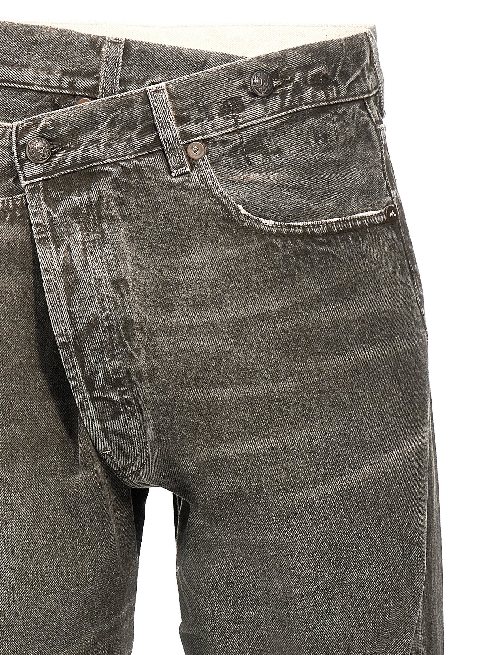 'Cross Over' jeans R13W2048D268AMUDGREY (R13 / ジーンズ ) | R13 (アールサーティーン)(2)
