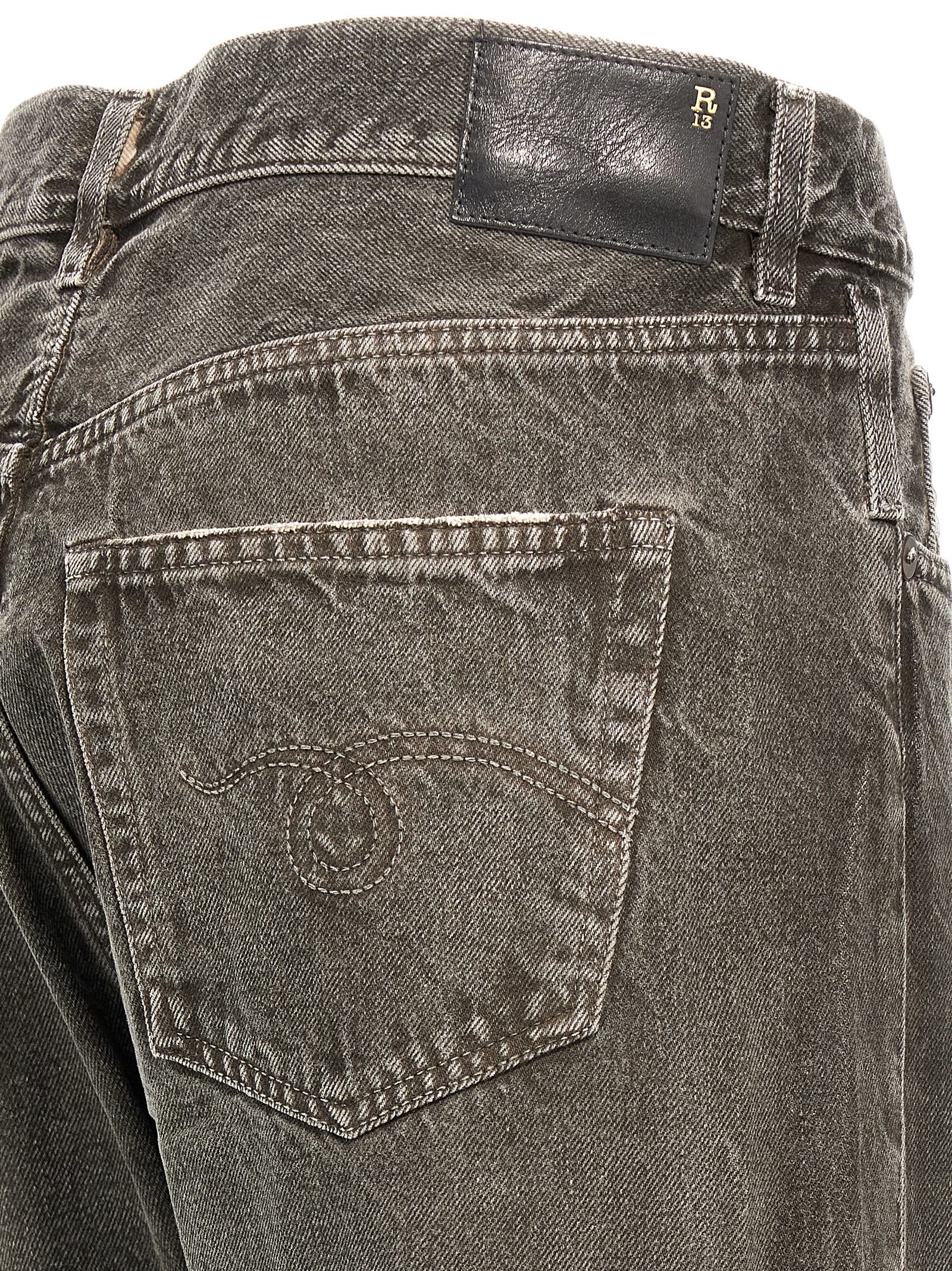 'Cross Over' jeans R13W2048D268AMUDGREY (R13 / ジーンズ ) | R13 (アールサーティーン)(3)
