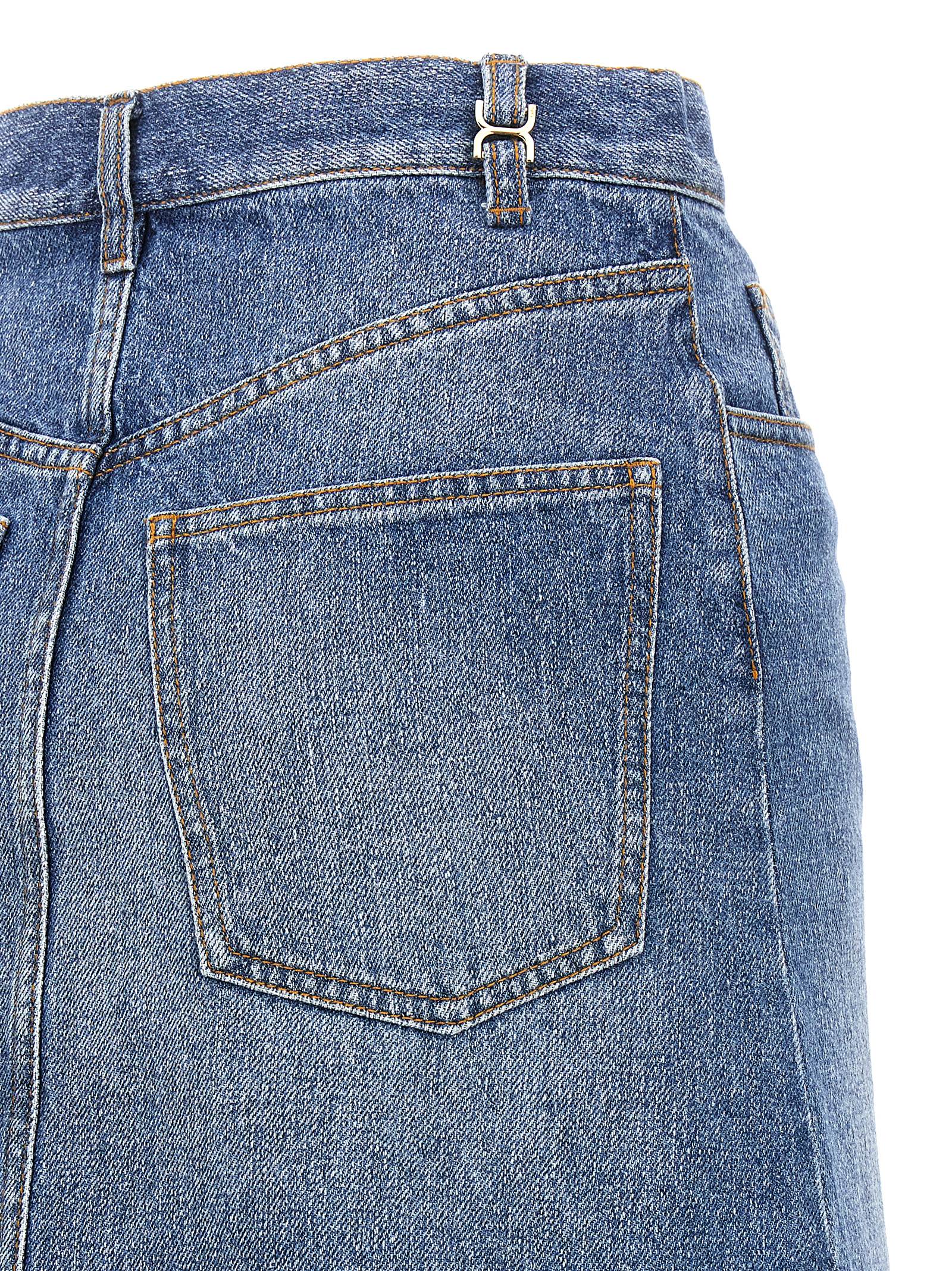 Denim mini skirt CHC24SDJ01157470 (Chloé / スカート ) | Chloé (クロエ)(3)