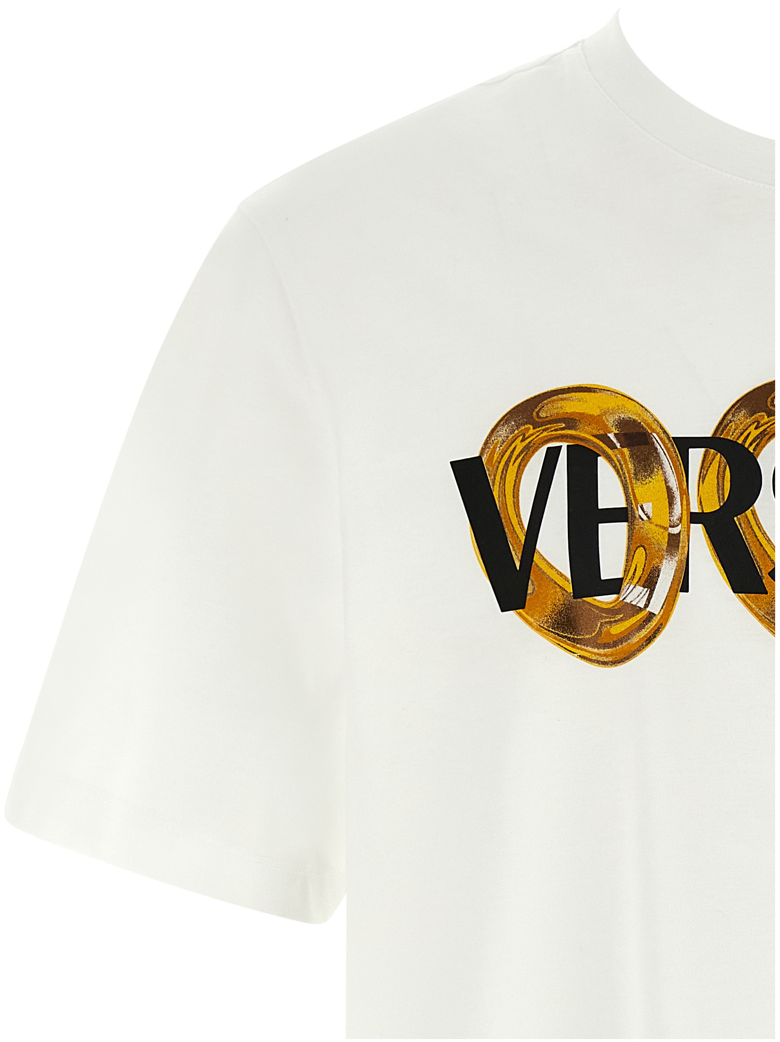 Logo print T-shirt 10133021A134012W580 (VERSACE / Tシャツ・カットソー ) | VERSACE (ヴェルサーチェ)(2)