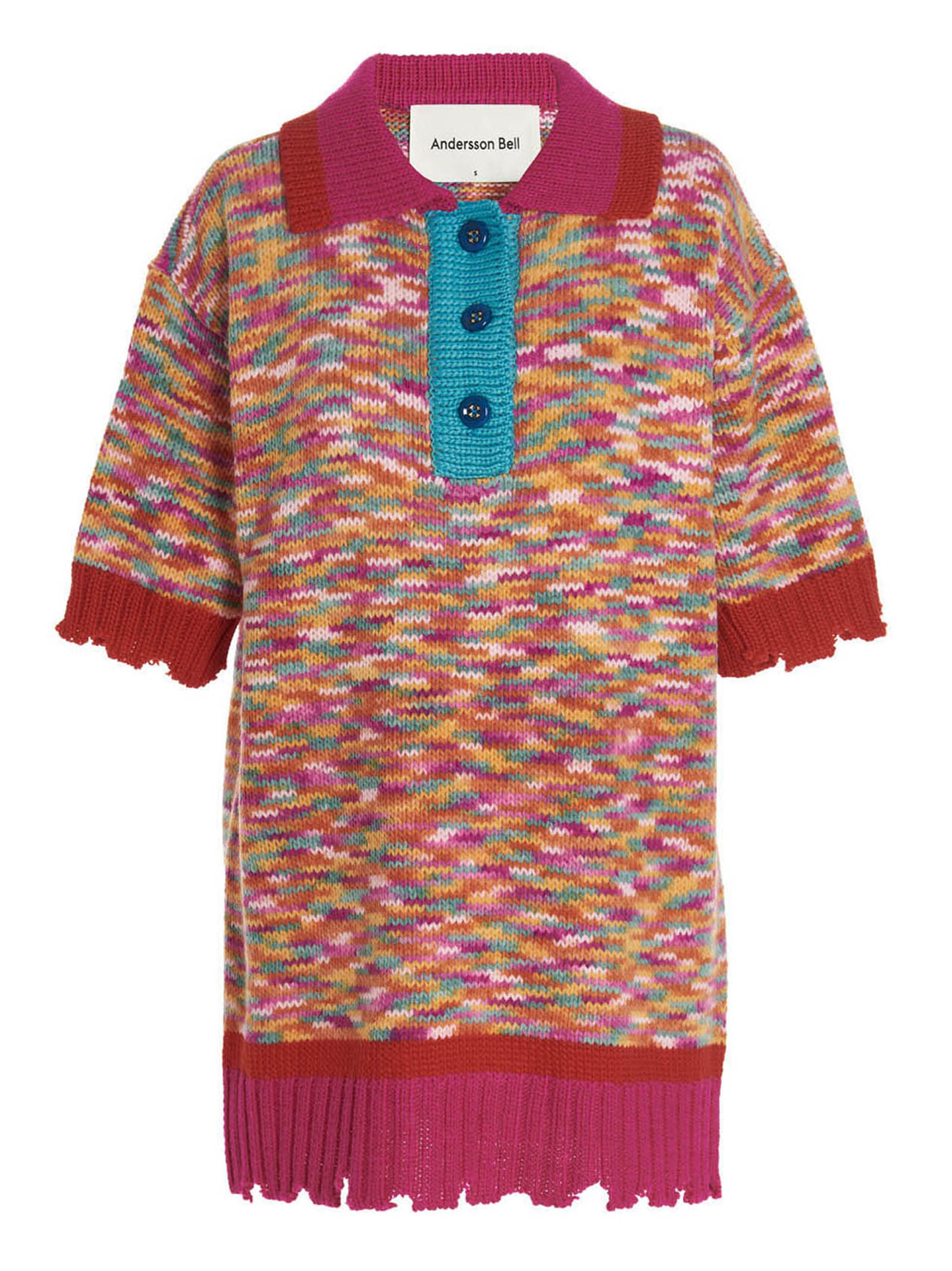 'Portela' polo shirt ATB767WMLTPNK (Andersson Bell / ニット・セーター・カーディガン ) | Andersson Bell (アンダーソン ベル)