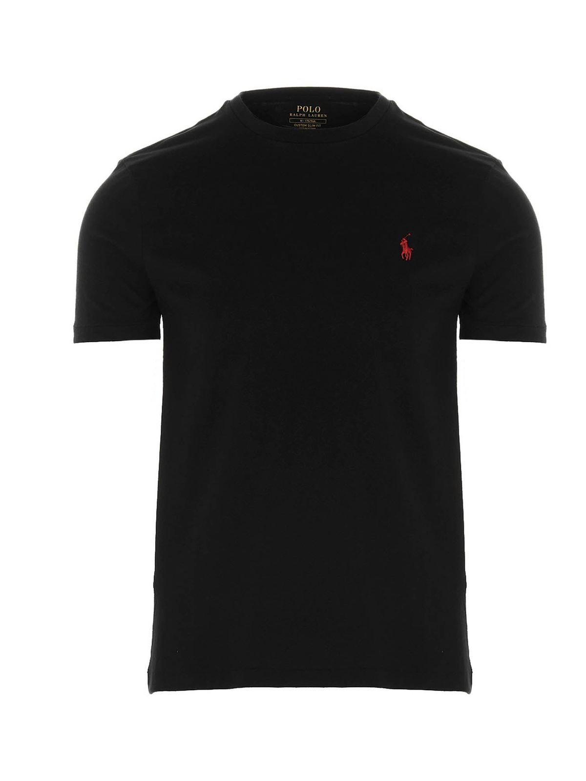 Red logo t-shirt in black 680785001 (Polo Ralph Lauren / Tシャツ・カットソー ) | Polo Ralph Lauren (ポロ ラルフ ローレン)