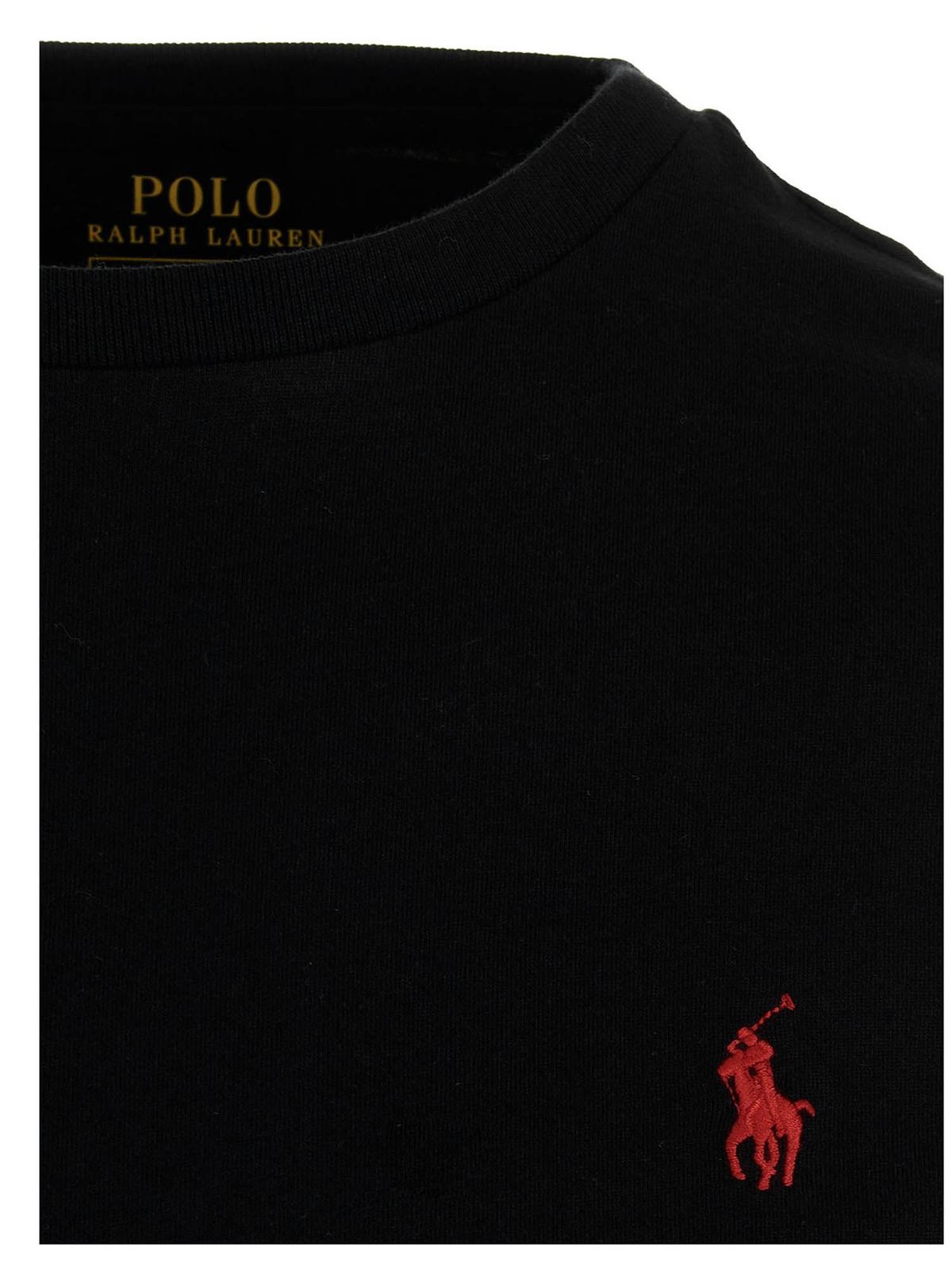 Red logo t-shirt in black 680785001 (Polo Ralph Lauren / Tシャツ・カットソー ) | Polo Ralph Lauren (ポロ ラルフ ローレン)(2)