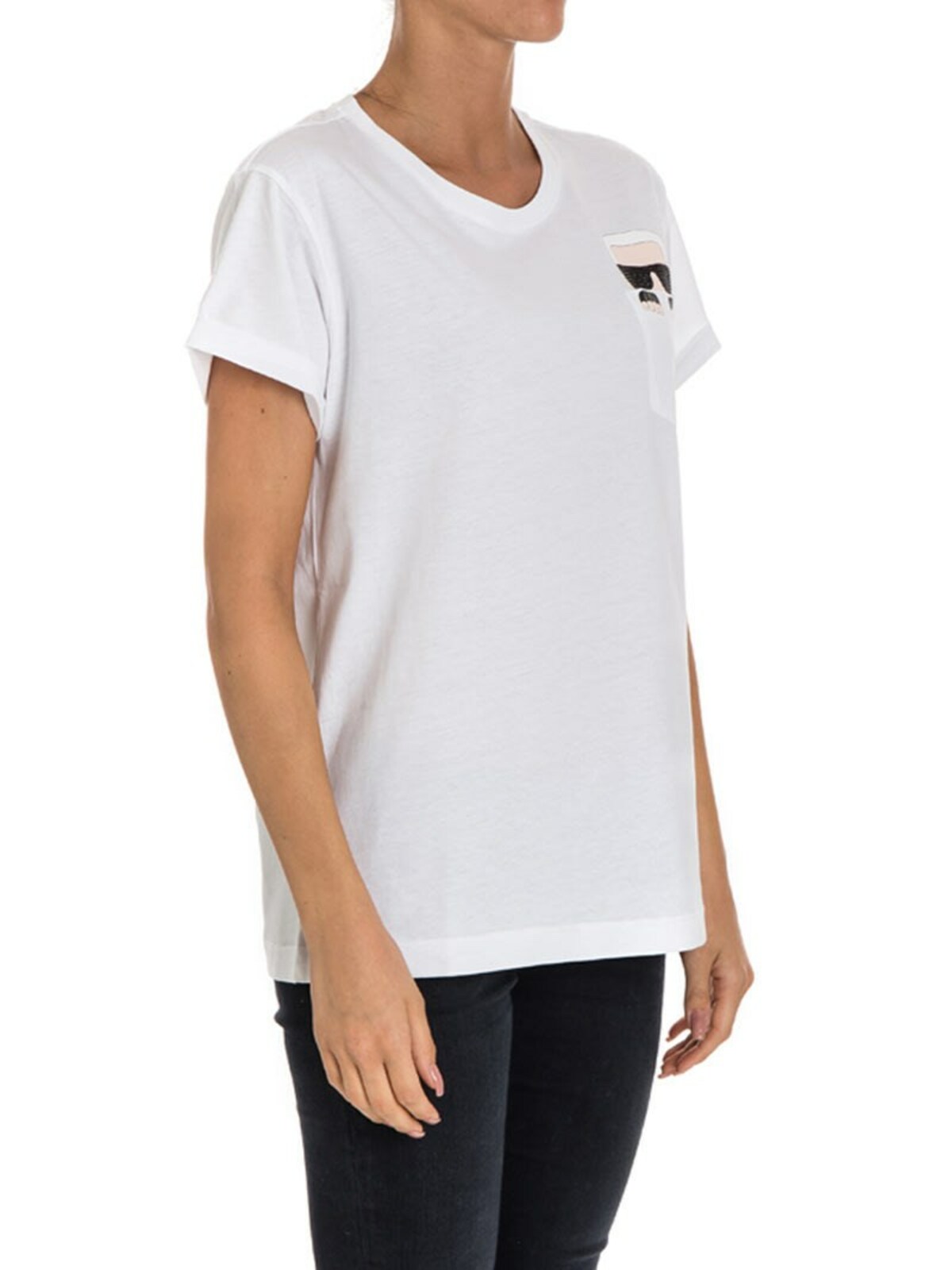 Ikonik Karl Pocket tee 201W1712100 (KARL LAGERFELD / Tシャツ・カットソー ) | KARL LAGERFELD (カール・ラガーフェルド)(1)