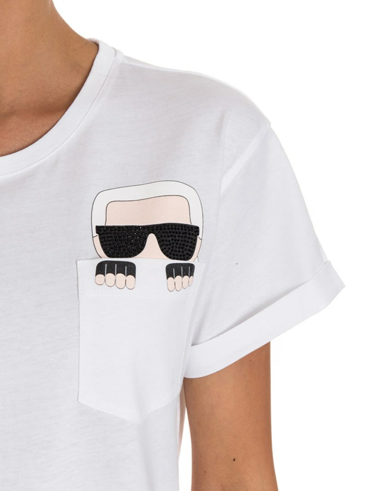Ikonik Karl Pocket tee 201W1712100 (KARL LAGERFELD / Tシャツ・カットソー ) | KARL LAGERFELD (カール・ラガーフェルド)(3)