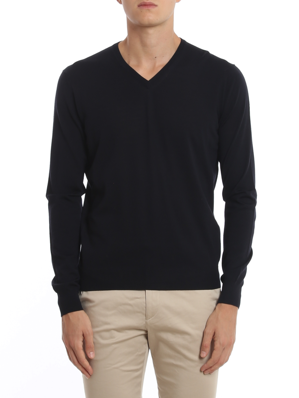 Wool V-neck sweater D0D481790 (Drumohr / ニット・セーター・カーディガン ) | Drumohr (ドルモア)(2)