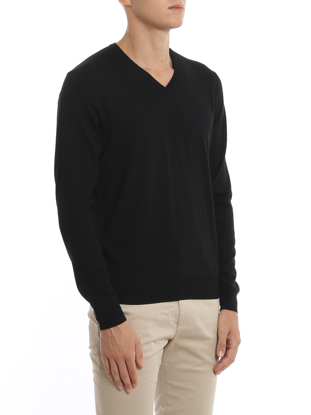Wool V-neck sweater D0D481690 (Drumohr / ニット・セーター・カーディガン ) | Drumohr (ドルモア)(4)