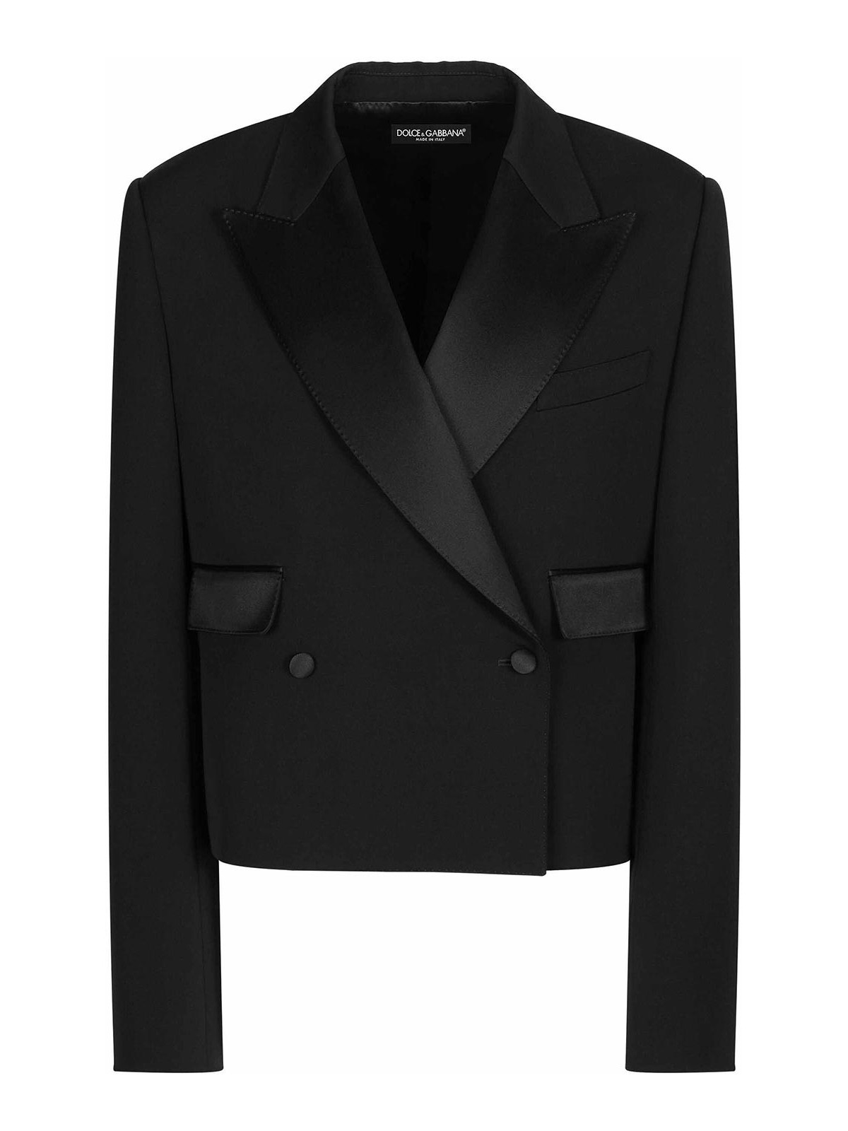 ジャケット Dolce & Gabbana JACKET (F2940TGDCLW N0000) DOLCE&GABBANA D&G Leather Jacket Black Men's Size L From