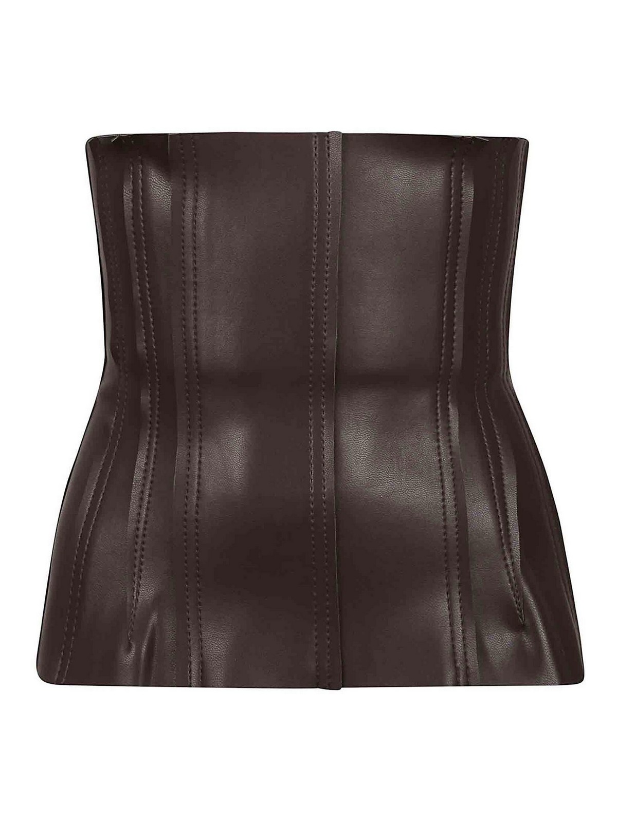 Top ST3236LVA85028CHOCOLATE (NORMA KAMALI / タンクトップ・キャミソール ) | NORMA KAMALI (ノーマカマリ)