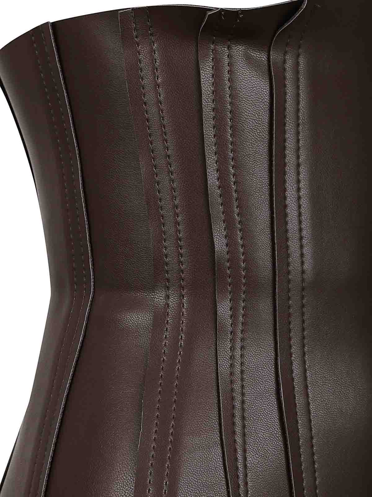 Top ST3236LVA85028CHOCOLATE (NORMA KAMALI / タンクトップ・キャミソール ) | NORMA KAMALI (ノーマカマリ)(2)