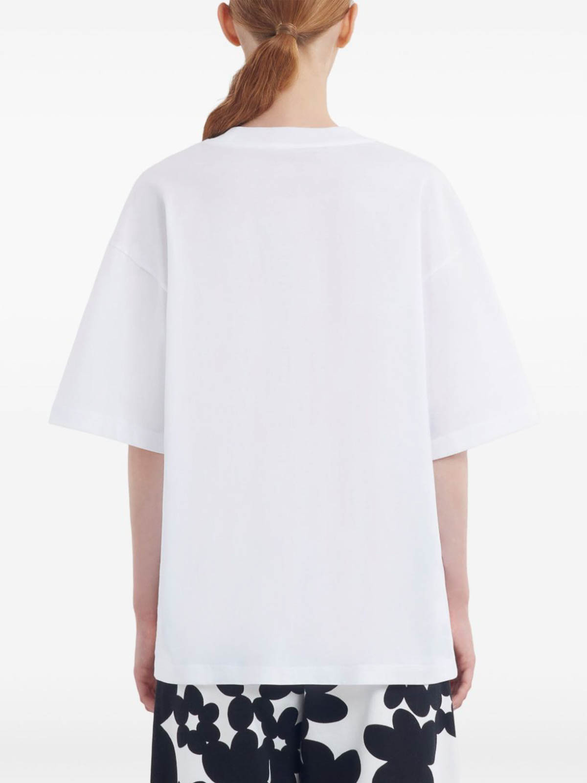 Flower Print Logo T-Shirt THJET49P09USCD2W01 (Marni / Tシャツ・カットソー ) | Marni (マルニ)(3)