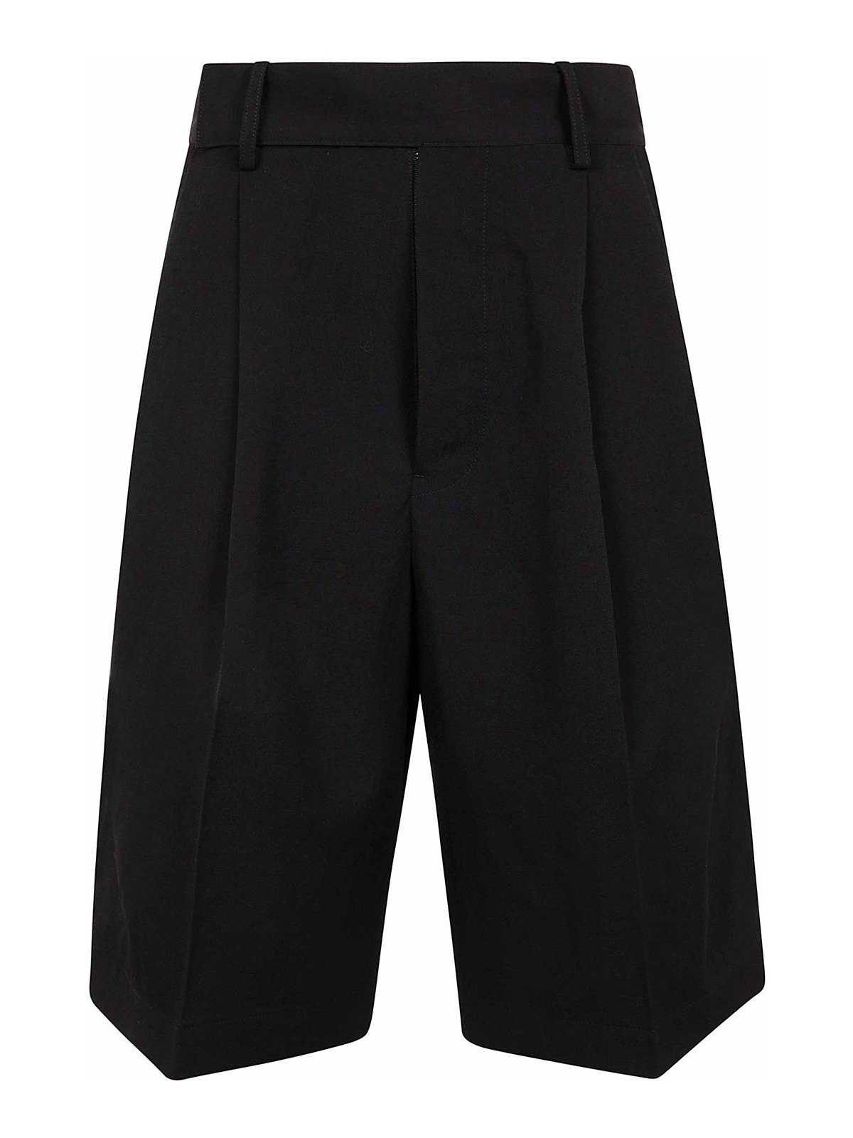 R-4Tuck Short Pants FTP501001 (Yohji Yamamoto / ショートパンツ ) | Yohji Yamamoto (ヨウジヤマモト)