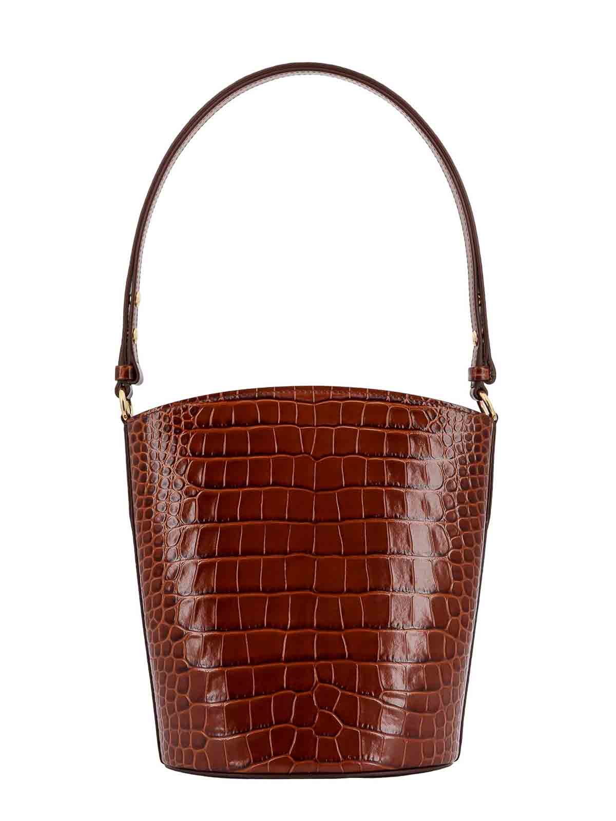 Leather bucket bag with whitney t logo L1802LCL395X1B056 (TOM FORD / ハンドバッグ・ショルダーバッグ ) | TOM FORD (トムフォード)(1)