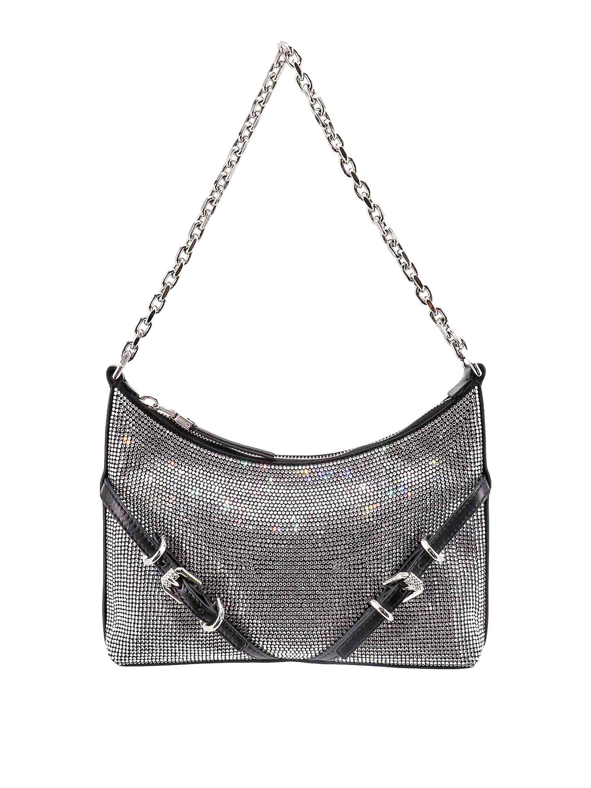 Shoulder bag with all-over rhinestones BB50W0B1QC001 (GIVENCHY / ハンドバッグ・ショルダーバッグ ) | GIVENCHY (ジバンシィ)