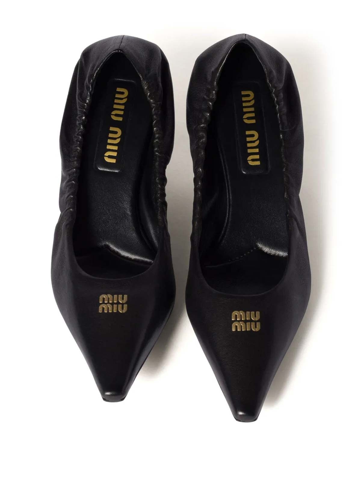 Leather Decollet Nappa Pumps Aviator 5I374EF055EFXF0002 (MIU MIU / パンプス・ハイヒール ) | MIU MIU (ミュウミュウ)(3)