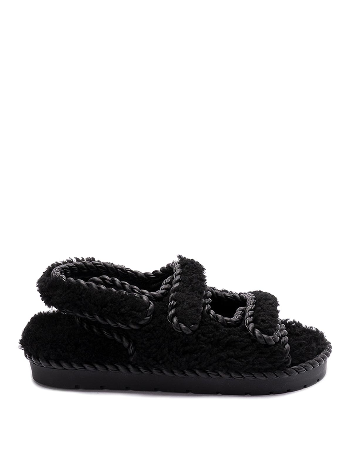 BOTTEGA VENETA JACK サンダル Black Jack braided leather slides | BOTTEGA VENETA | NET-A