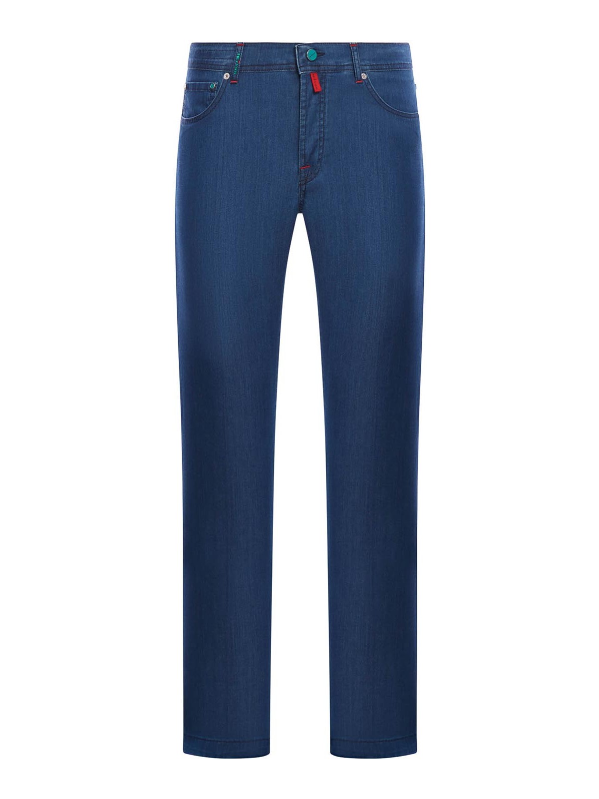 Jeans In Blue Stretch Fabric UPNJSMK0620F0101004 (Kiton / ジーンズ ) | Kiton (キートン)