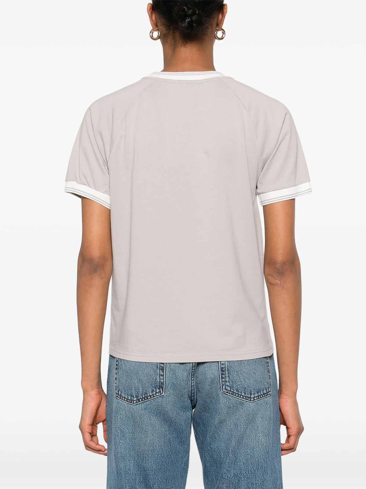Tシャツ・カットソー AUTRY Woman T-Shirt Mud TSPW94CF Logo-Print T-Shirt (AUTRY/Tシャツ・カットソー) | AUTRY