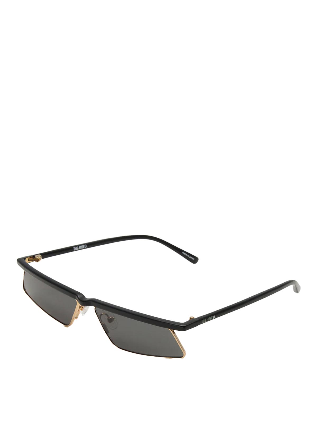 Aria Cat Eye Sunglasses In Yellow Gold 70C1SUNGOLDBLACKGREY (THE ATTICO / サングラス・アイウェア ) | THE ATTICO (ジ・アティコ)(1)
