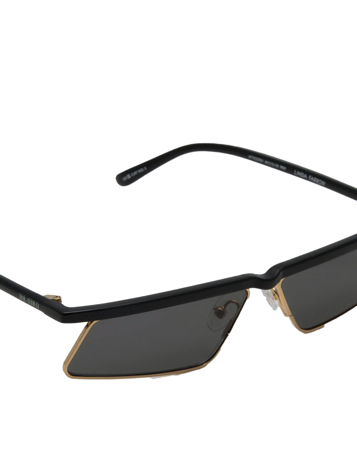 Aria Cat Eye Sunglasses In Yellow Gold 70C1SUNGOLDBLACKGREY (THE ATTICO / サングラス・アイウェア ) | THE ATTICO (ジ・アティコ)(2)