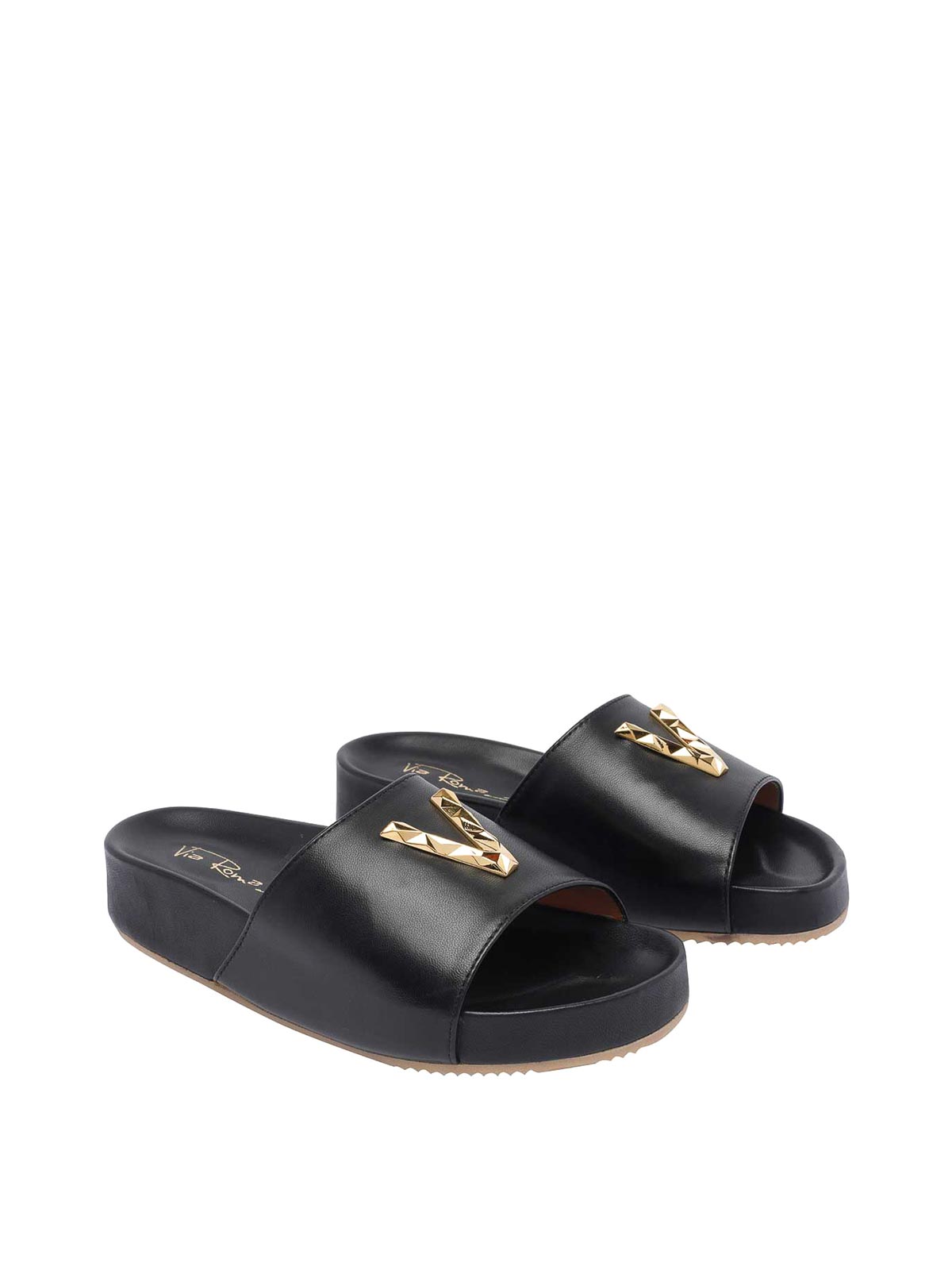 Sandals 4394901NERO (Via Rome 15 / サンダル ) | Via Rome 15 (ヴィアローマ クインディチ)(1)