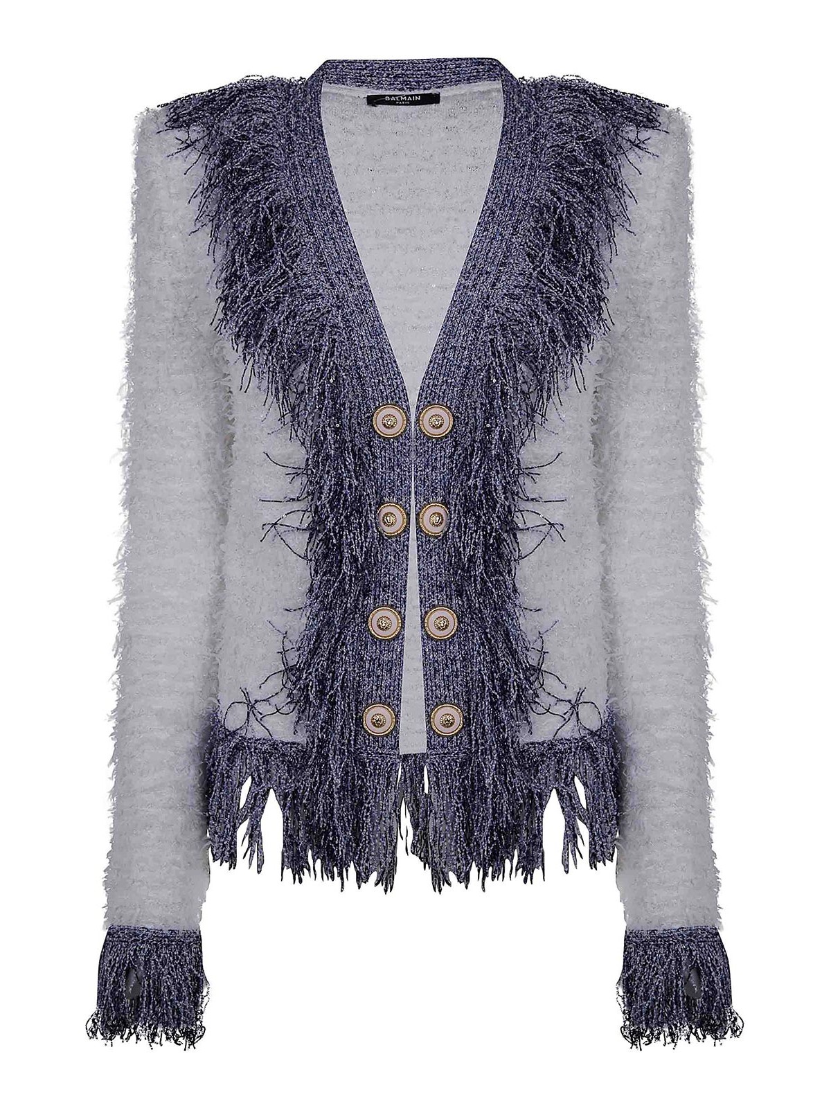 Fringed Tweed Jkt EF1SK049KH97GEH (Balmain / カジュアルジャケット ) | Balmain (バルマン)