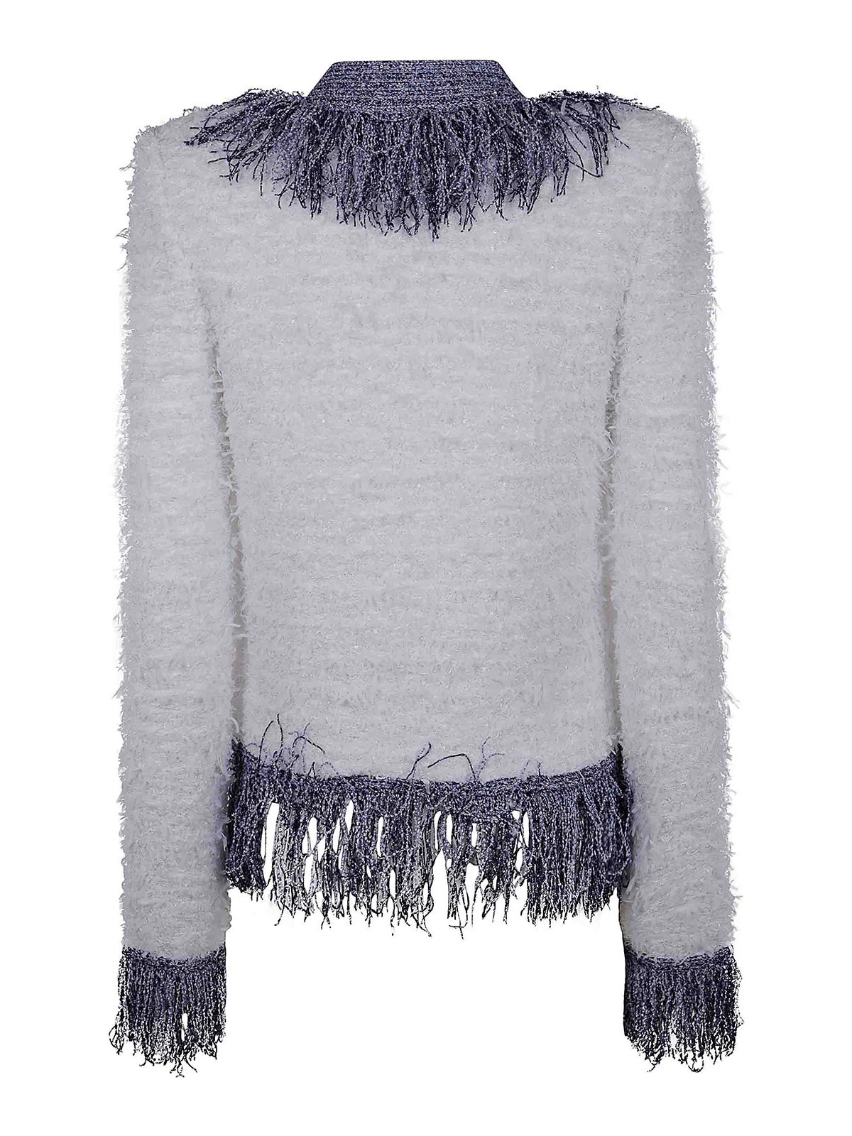 Fringed Tweed Jkt EF1SK049KH97GEH (Balmain / カジュアルジャケット ) | Balmain (バルマン)(1)