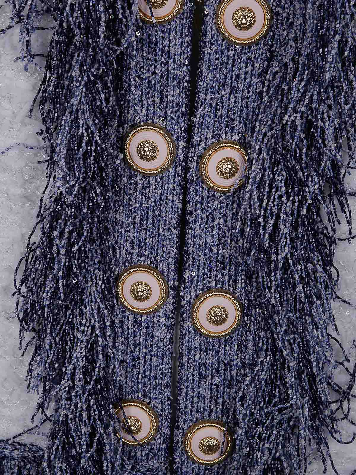 Fringed Tweed Jkt EF1SK049KH97GEH (Balmain / カジュアルジャケット ) | Balmain (バルマン)(2)