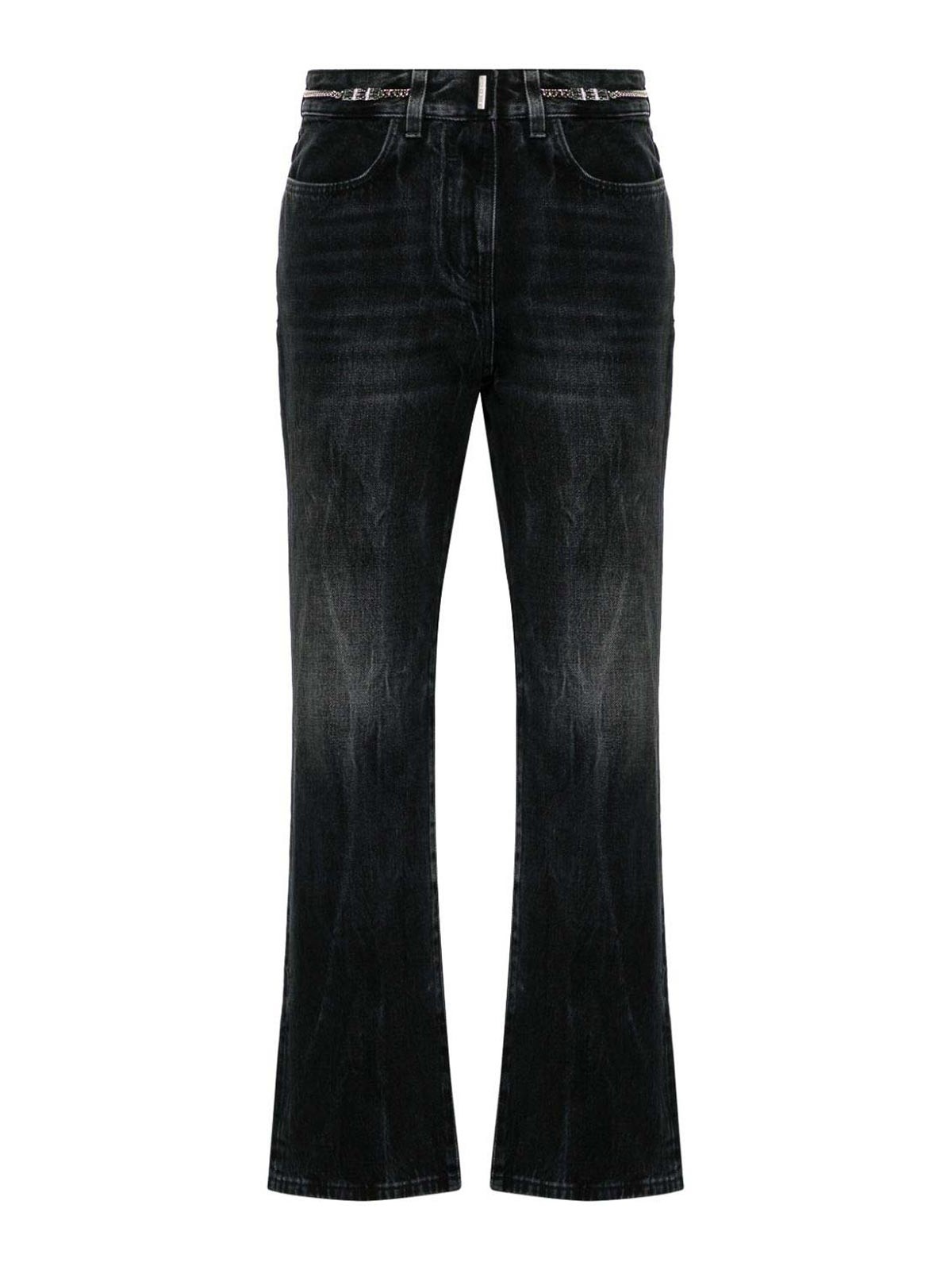 Bootcut jeans with logo plaque BW513J5Y3P001001 (GIVENCHY / ジーンズ ) | GIVENCHY (ジバンシィ)