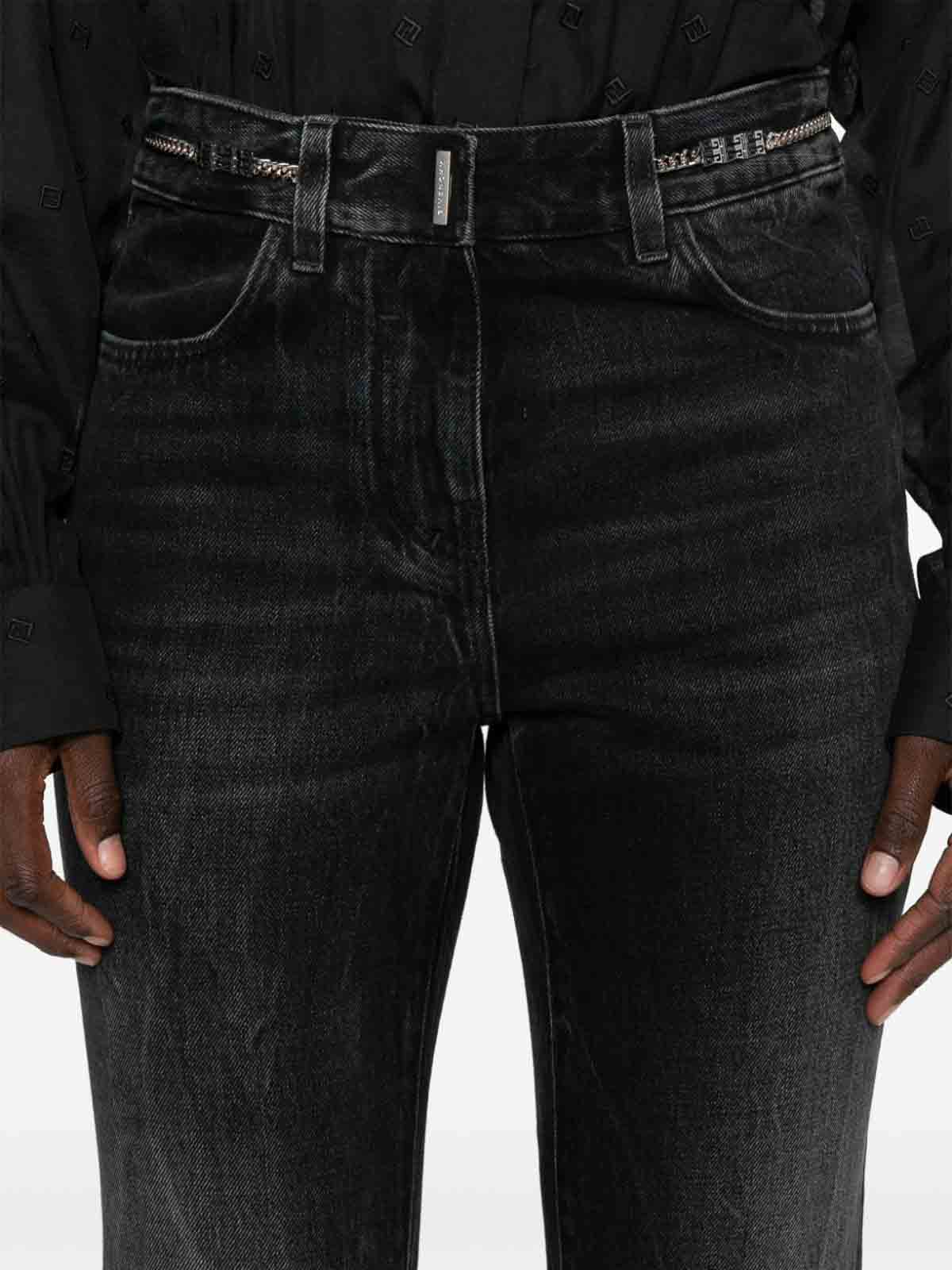 Bootcut jeans with logo plaque BW513J5Y3P001001 (GIVENCHY / ジーンズ ) | GIVENCHY (ジバンシィ)(1)
