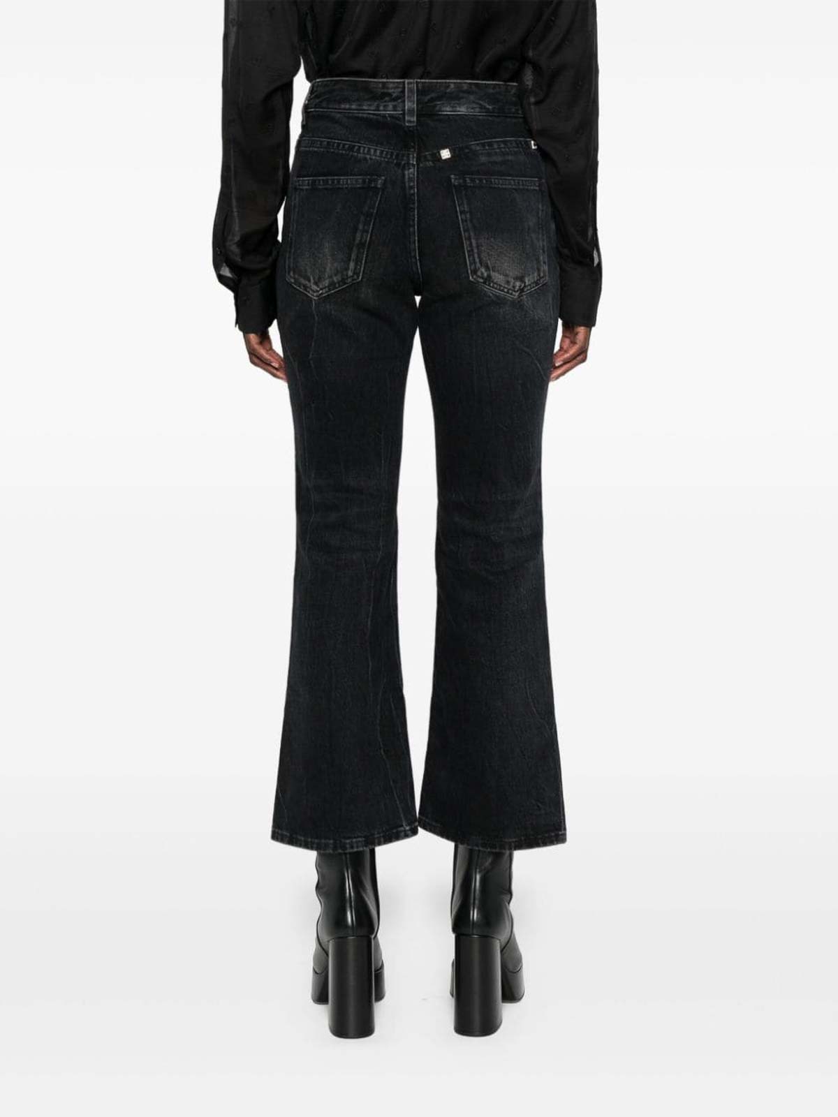 Bootcut jeans with logo plaque BW513J5Y3P001001 (GIVENCHY / ジーンズ ) | GIVENCHY (ジバンシィ)(4)