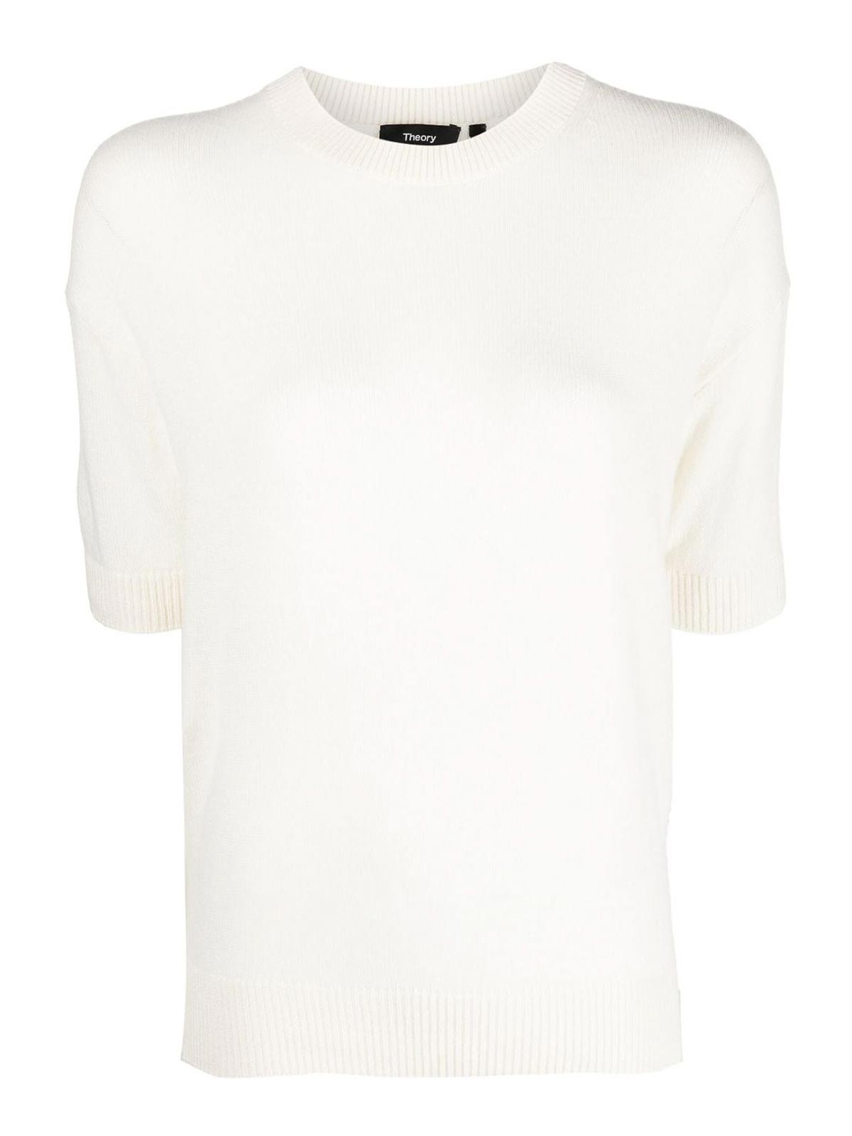 Crew-Neck Cashmere T-Shirt From L0118709C05 (Theory / Tシャツ・カットソー ) | Theory (セオリー)