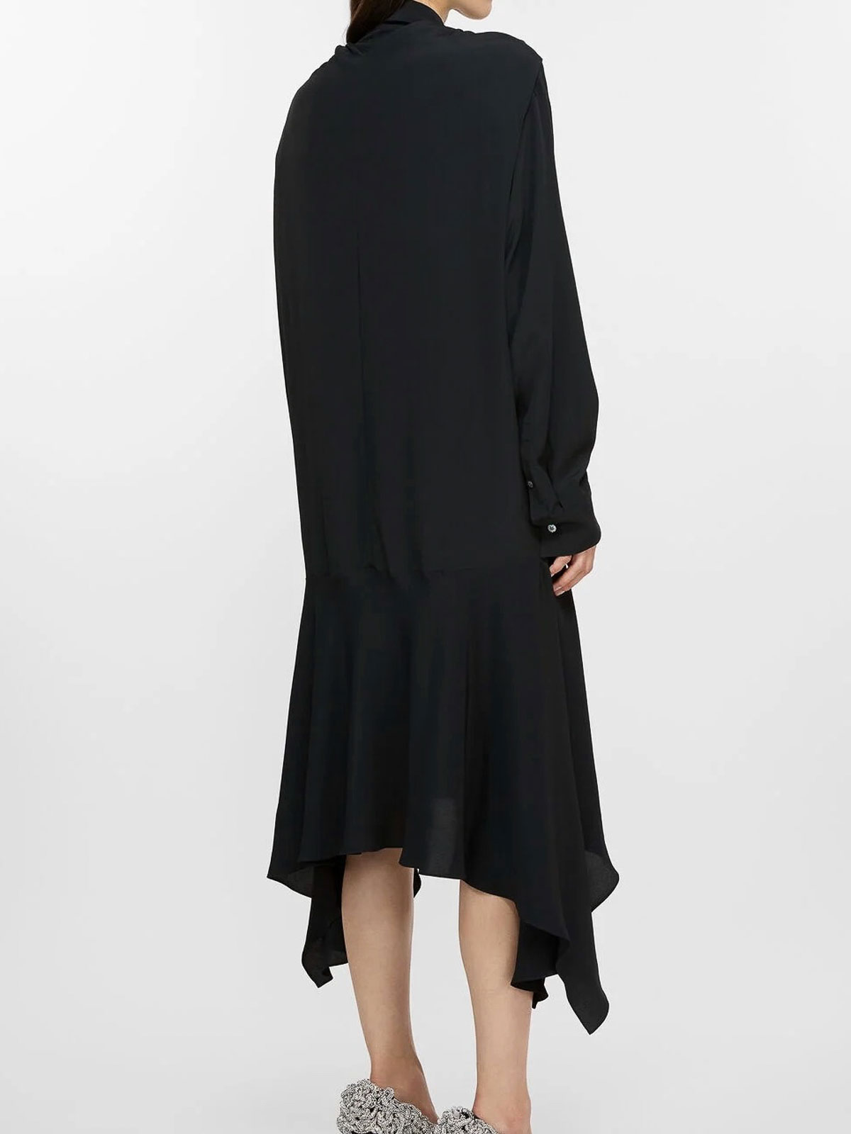 Black dress A20785BLACK (Acne Studios / ワンピース・ドレス・オールインワン ) | Acne Studios (アクネ ストゥディオズ)(2)