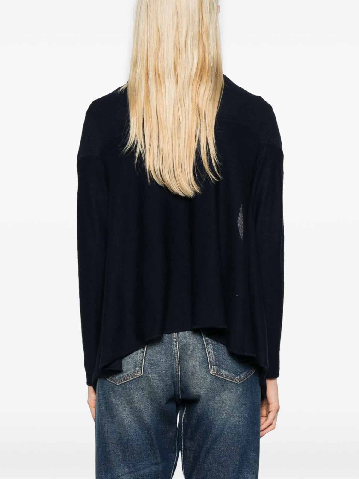 Incrocino Knitted Wrap Cardigan MI1X8W445FBLU (daniela gregis / ニット・セーター・カーディガン ) | daniela gregis (ダニエラ グレジス)(1)