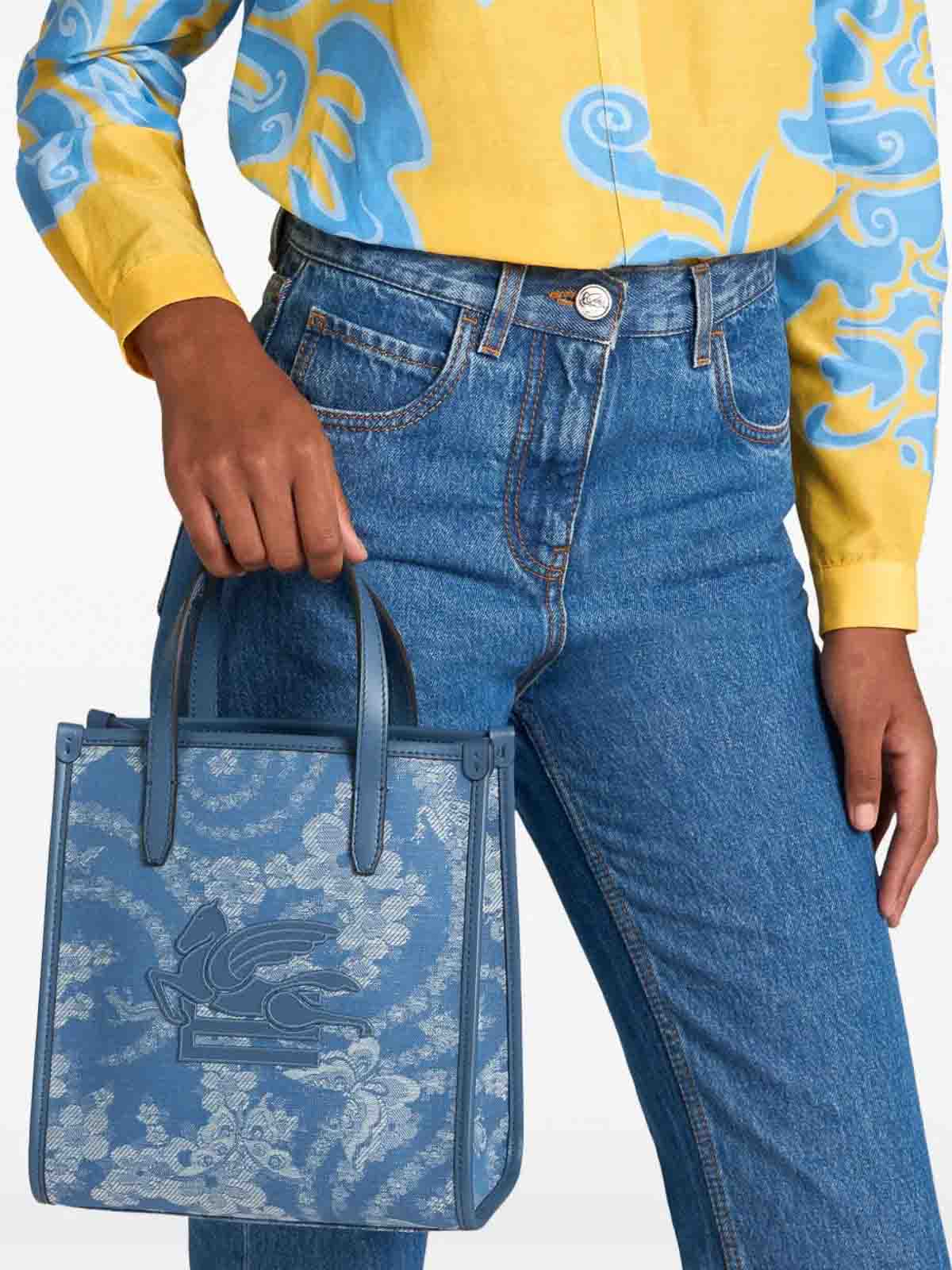 Lovter Butterfly Small Denim bag WP1D0021AQ121S9880 (ETRO / ハンドバッグ・ショルダーバッグ ) | ETRO (エトロ)(4)