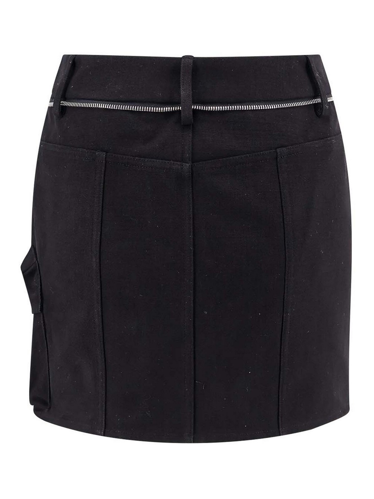 MONCLER POLYAMIDE MINI SKIRT ミニスカート Moncler Nylon Leger Padded Mini Skirt, Brand Size 44 ( US