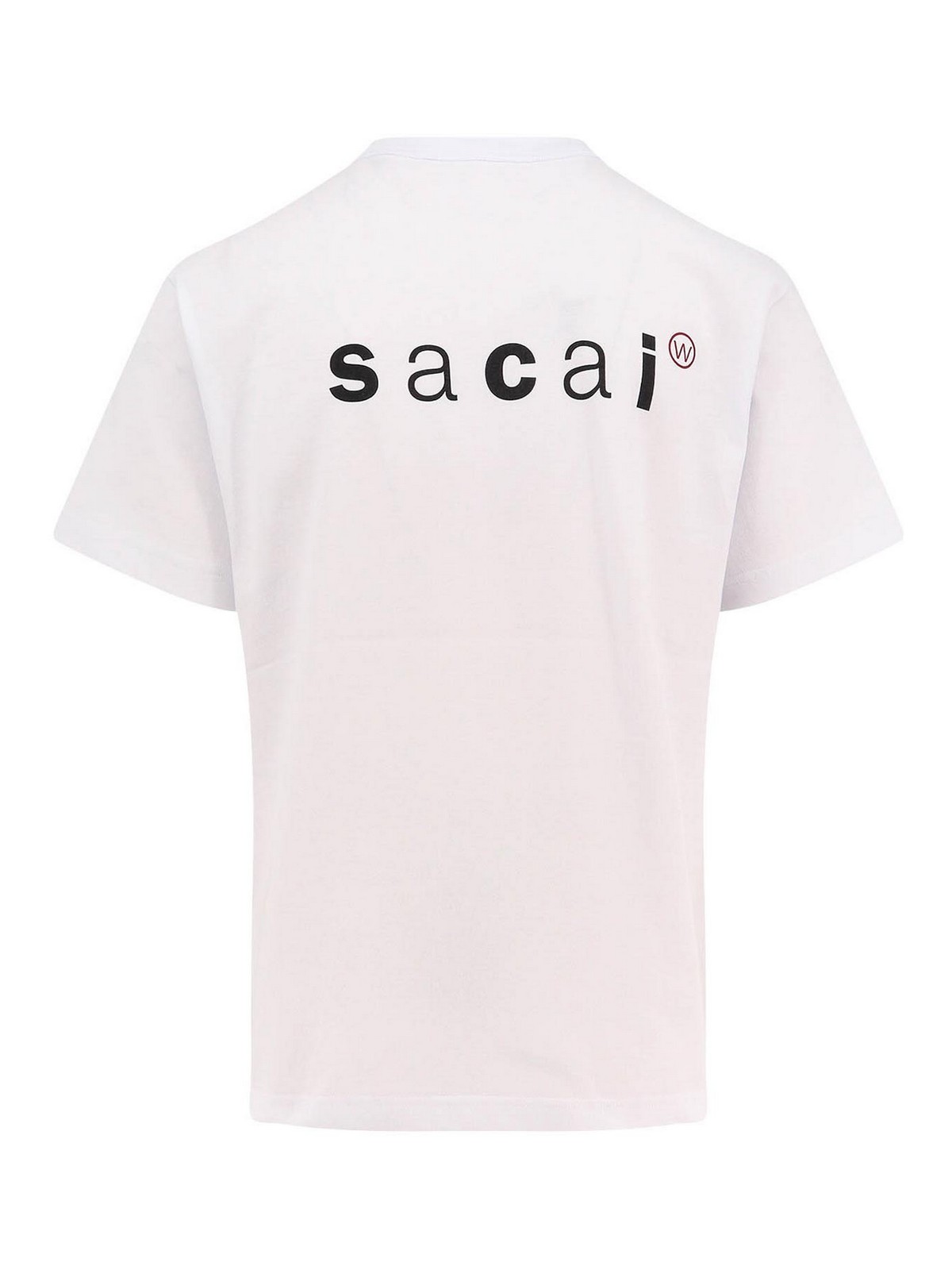 T-shirt and white pole 250928S101 (sacai / シャツ・ブラウス ) | sacai (サカイ)(1)